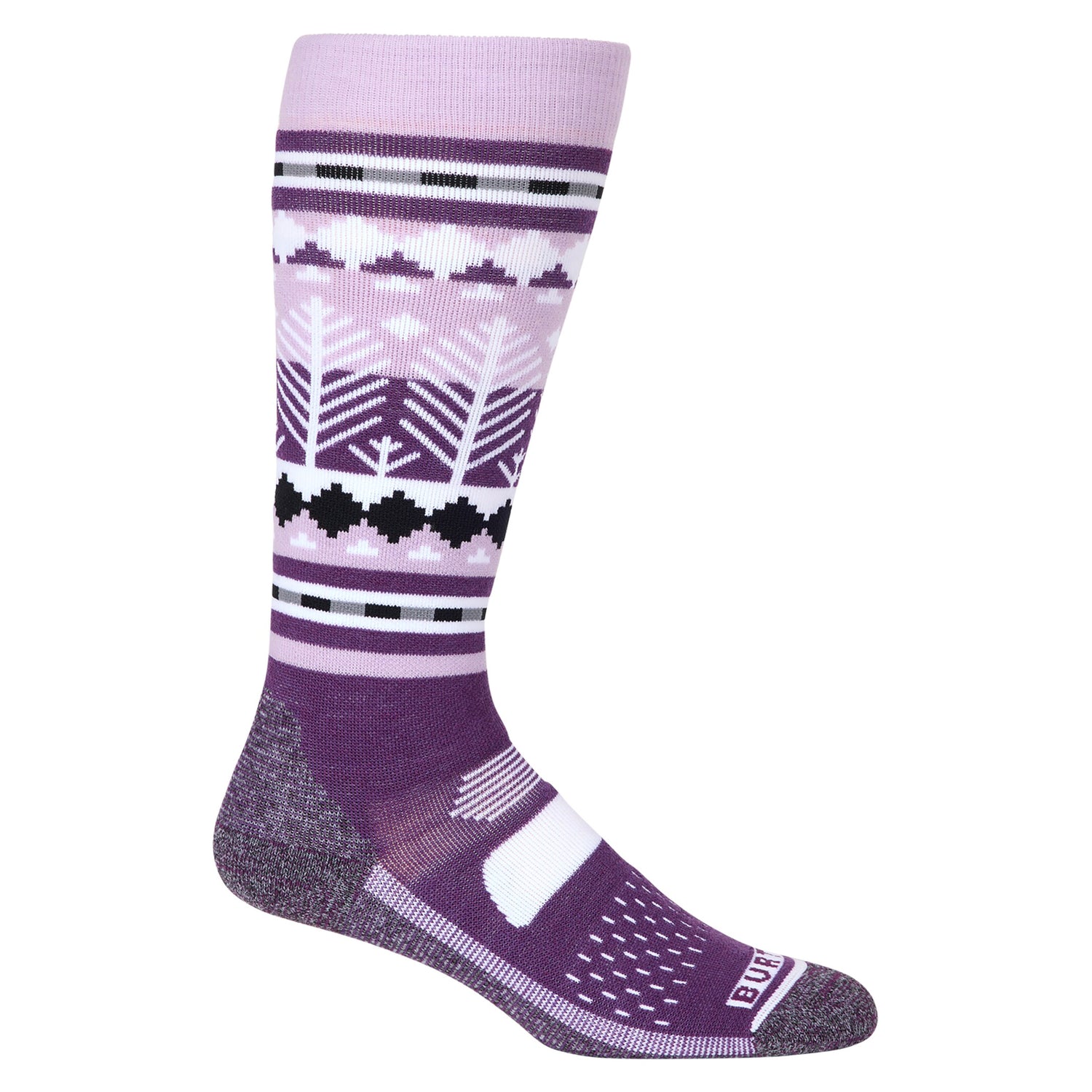W PERFORMANCE MIDWEIGHT SOCK SNOWY PINES