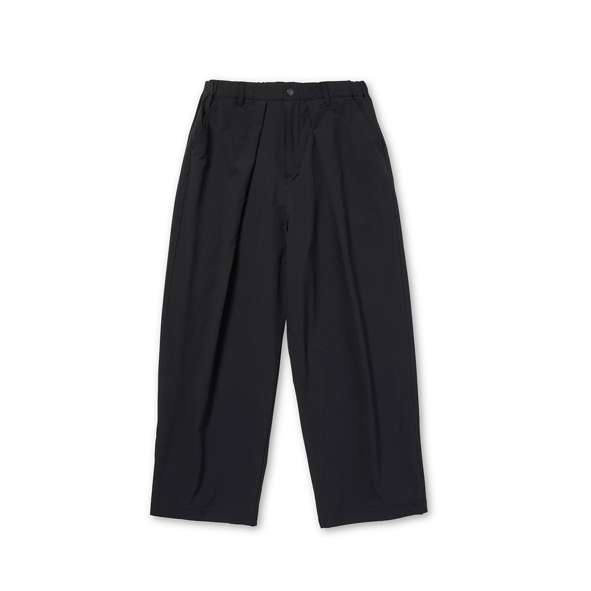 W WATER-REPELLENT STRETCH PANTS BLACK