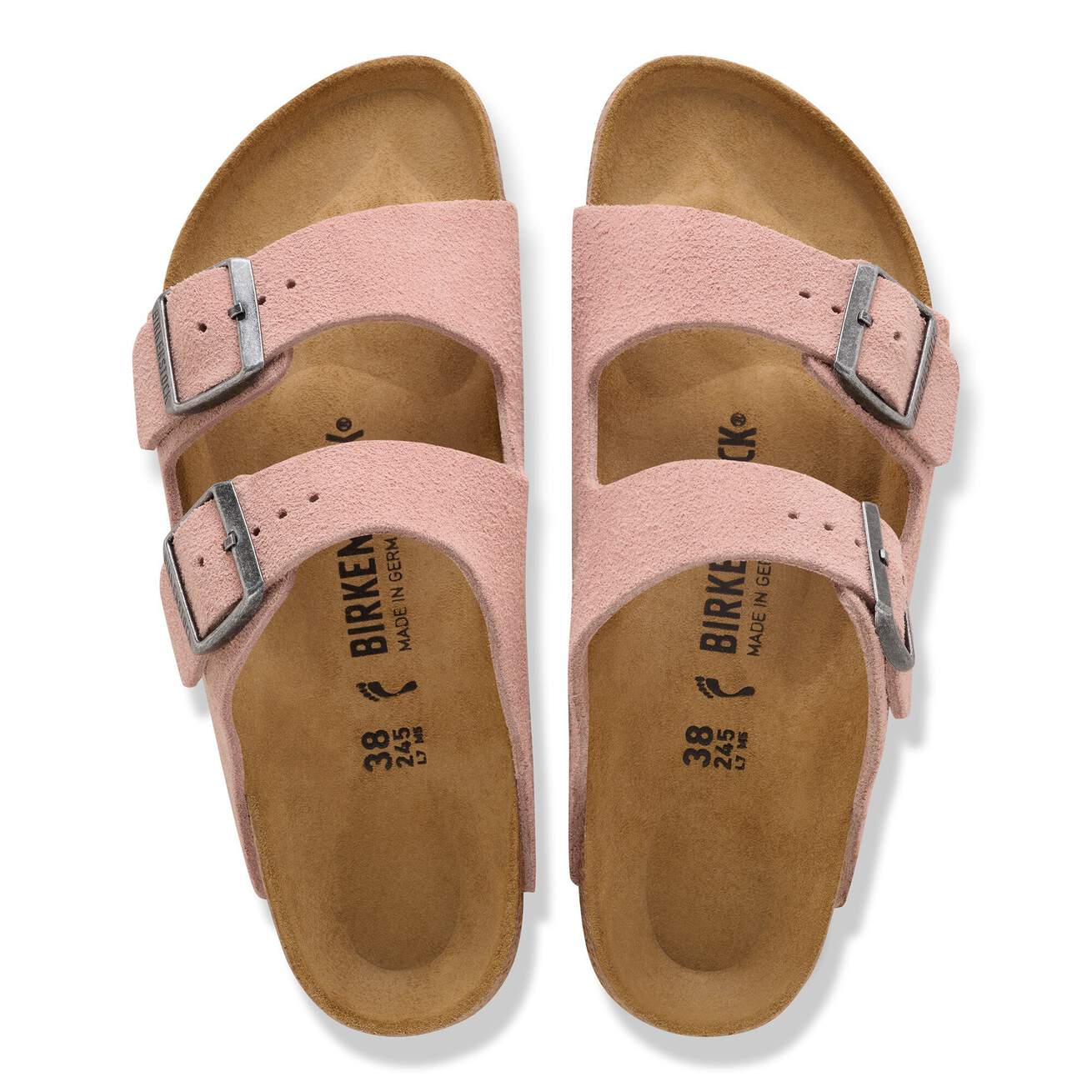 ARIZONA PINK CLAY SUEDE LEATHER