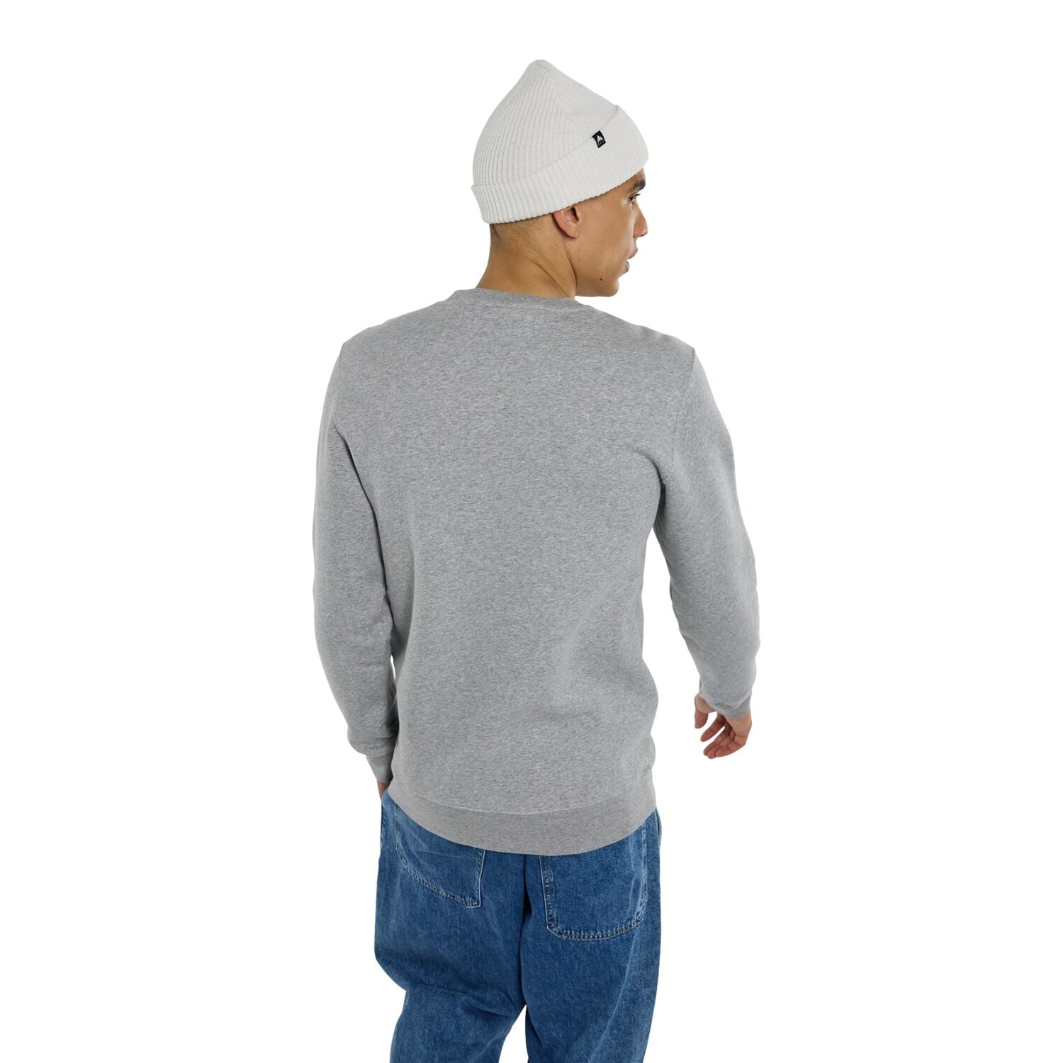 BRTN CREW GRAY HEATHER MULTI