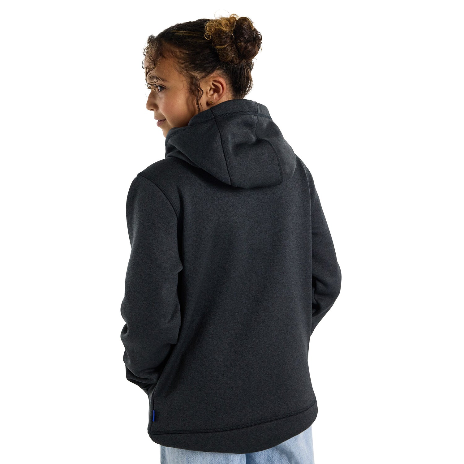 K OAK PULLOVER TRUE BLACK HEATHER