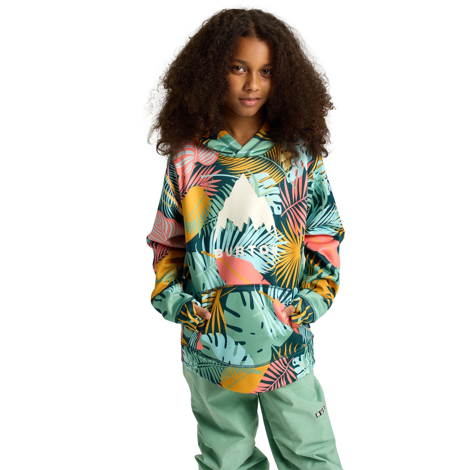 K OAK PULLOVER OVERSIZED TROPICAL