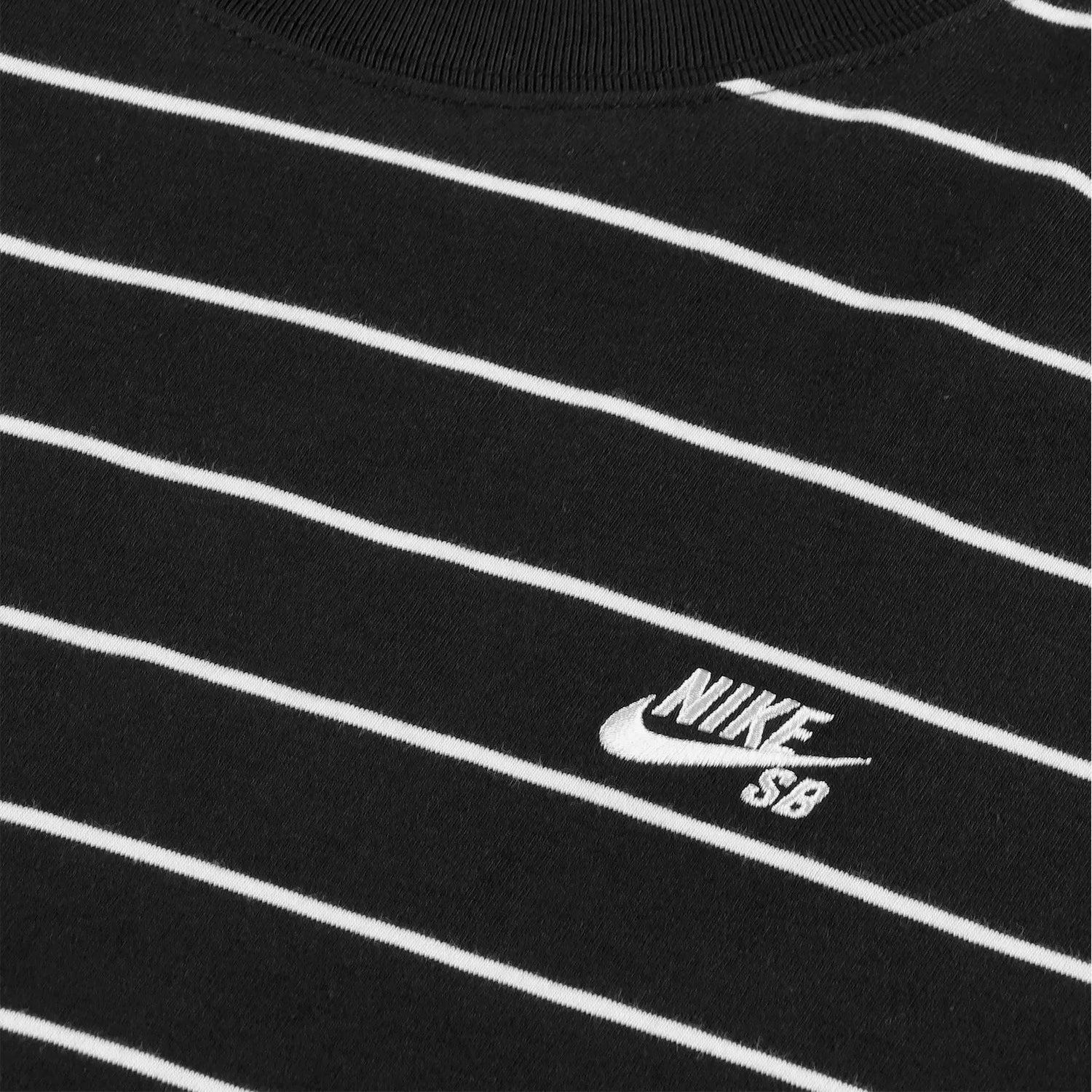 SB STRIPE TEE BLACK