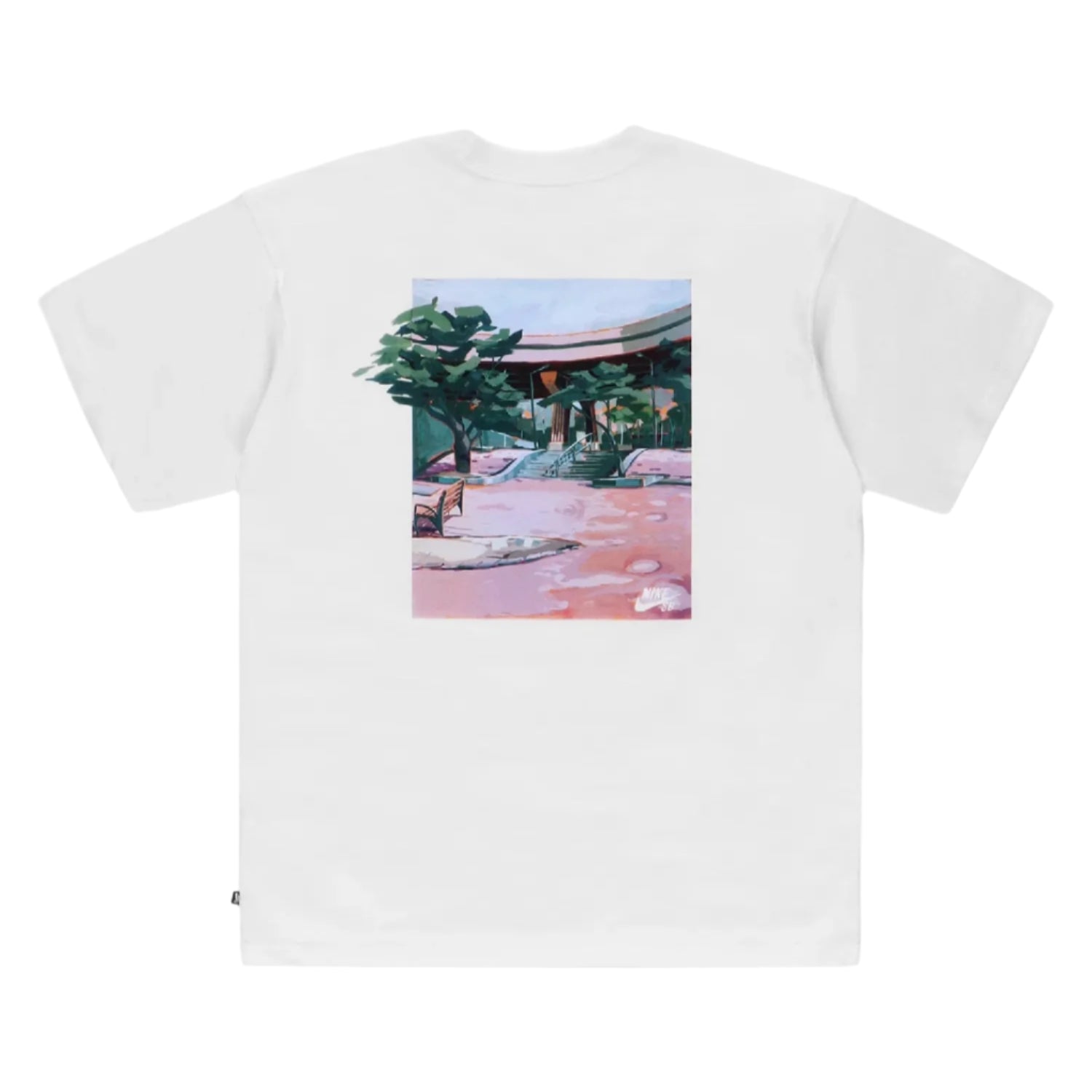 SB BROOKLYN BANKS TEE WHITE