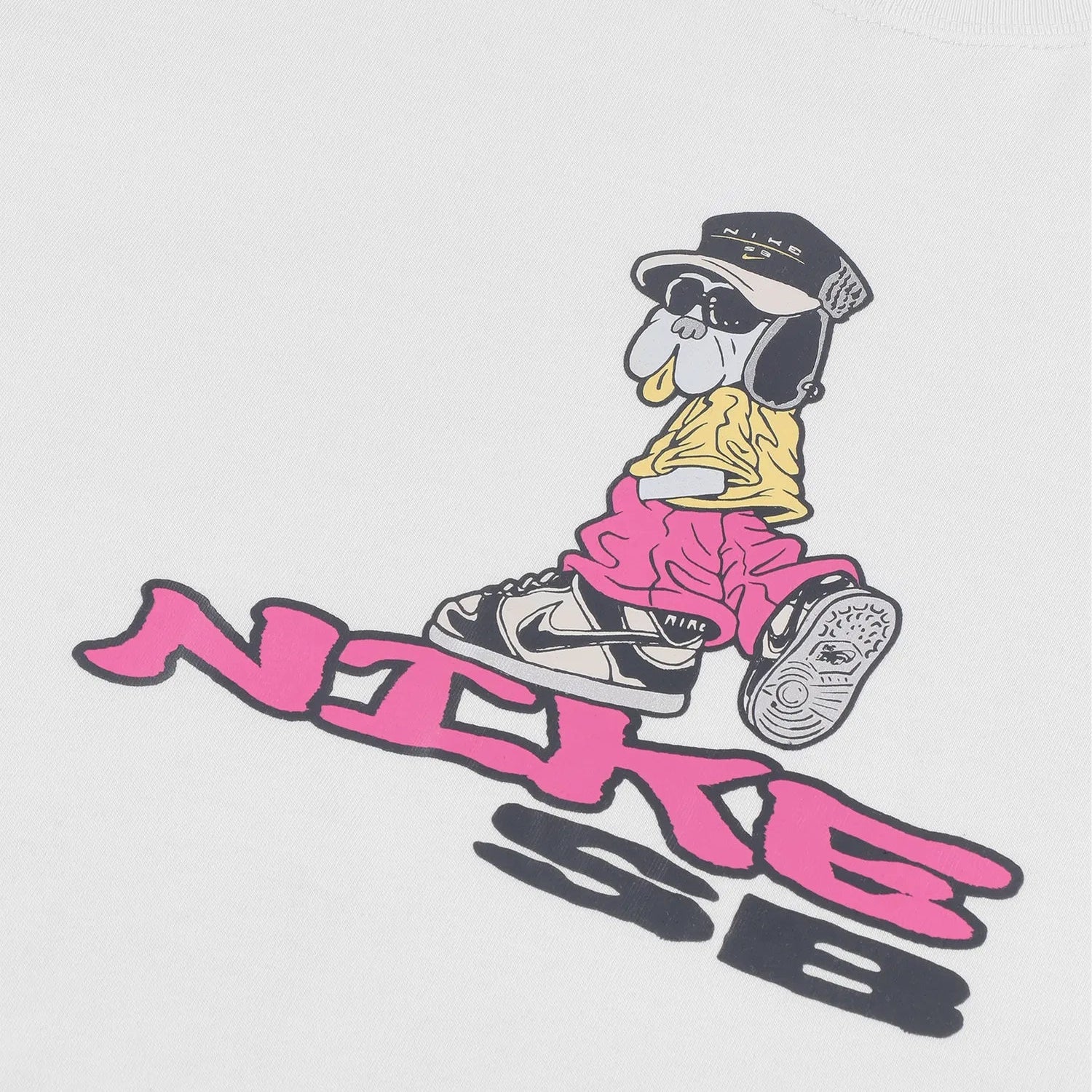 SB DUNK DOG TEE WHITE