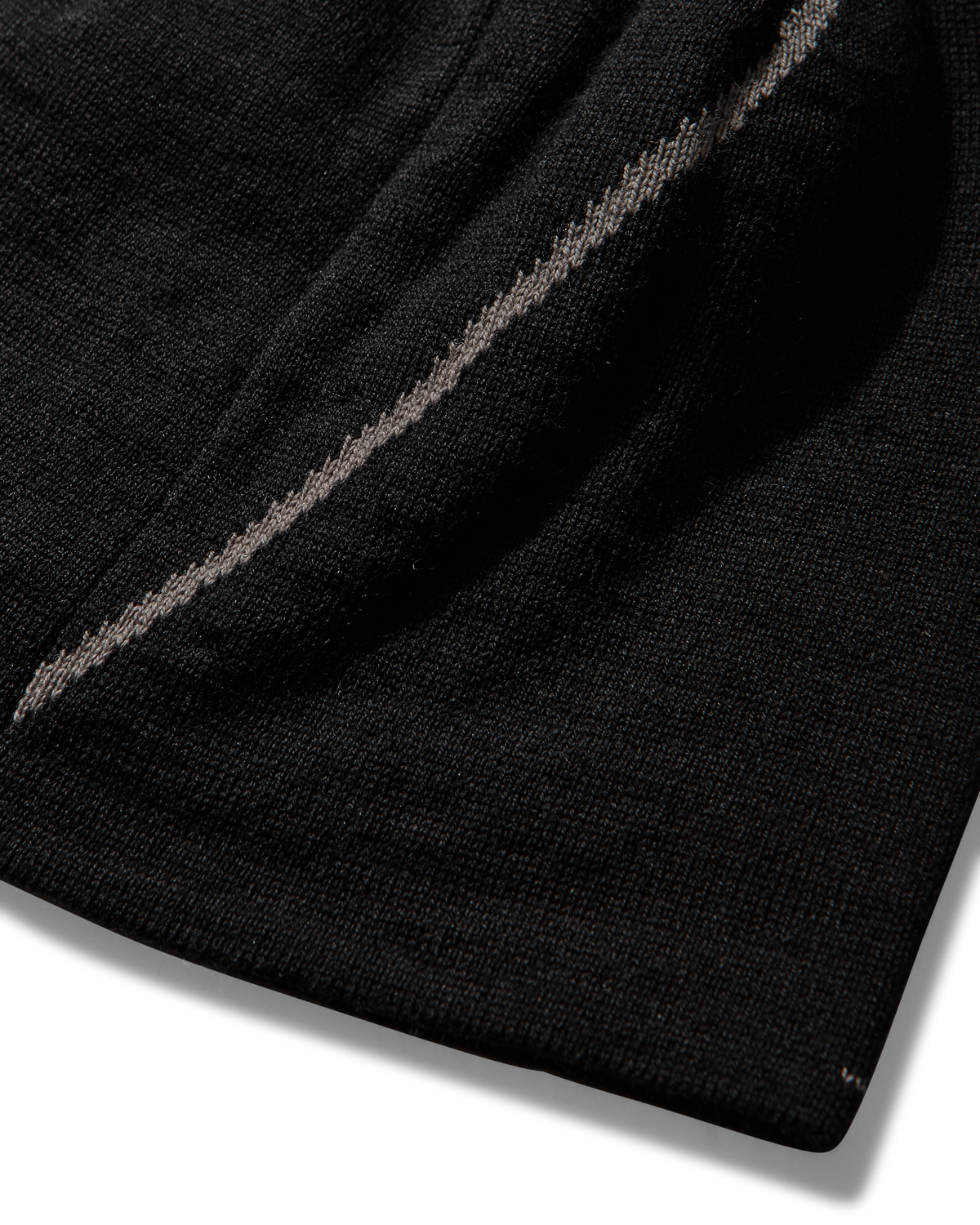 LOGO WOOL BEANIE DEEP BLACK