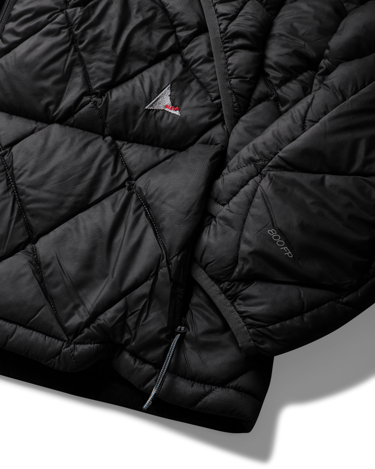 NUNA 800 FILL POWER HOODED DOWN JACKET BLACK