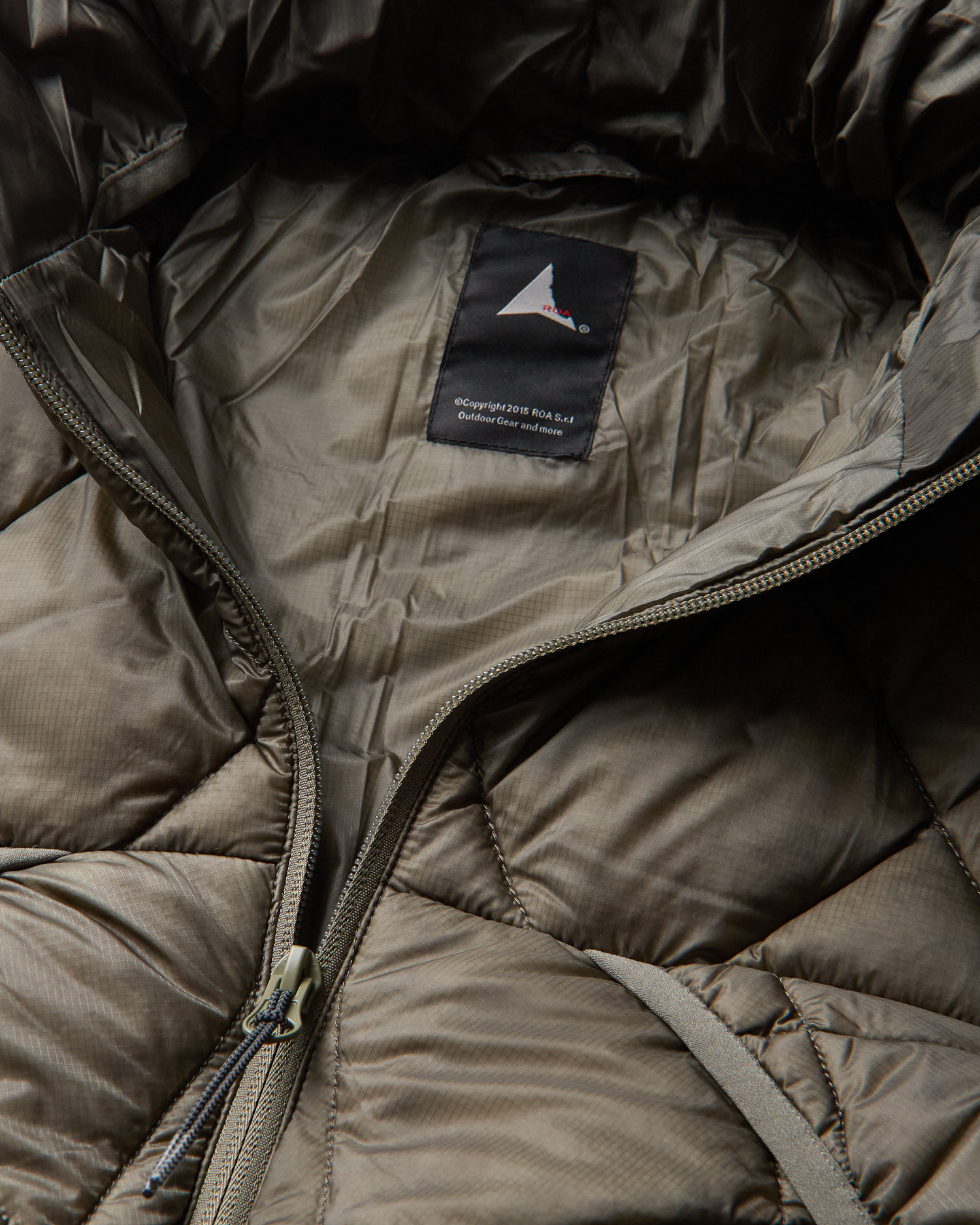 NUNA 800 FILL POWER HOODED DOWN JACKET SAGE GREEN