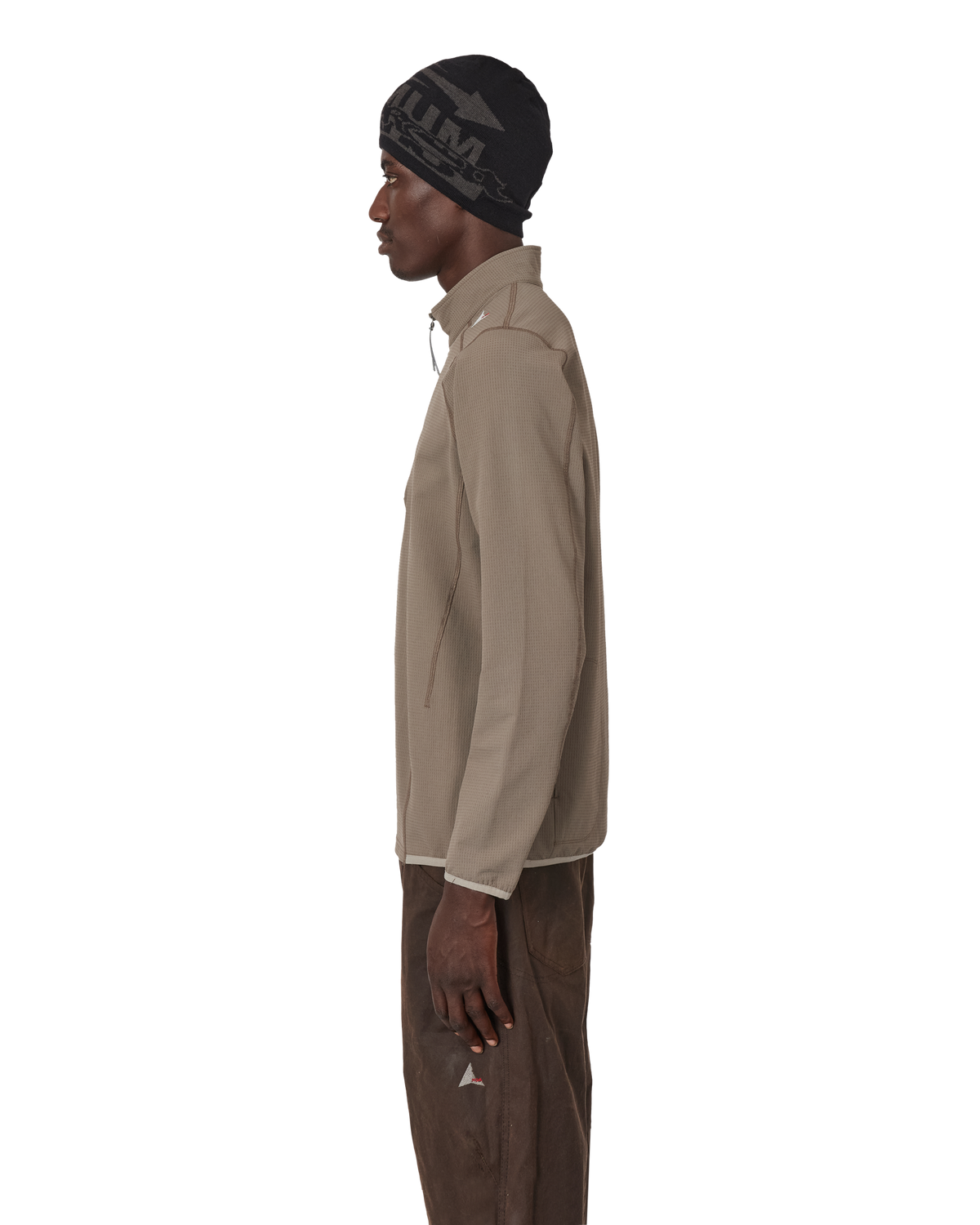 KIMO THERMAL HALF ZIP MIDLAYER TAUPE