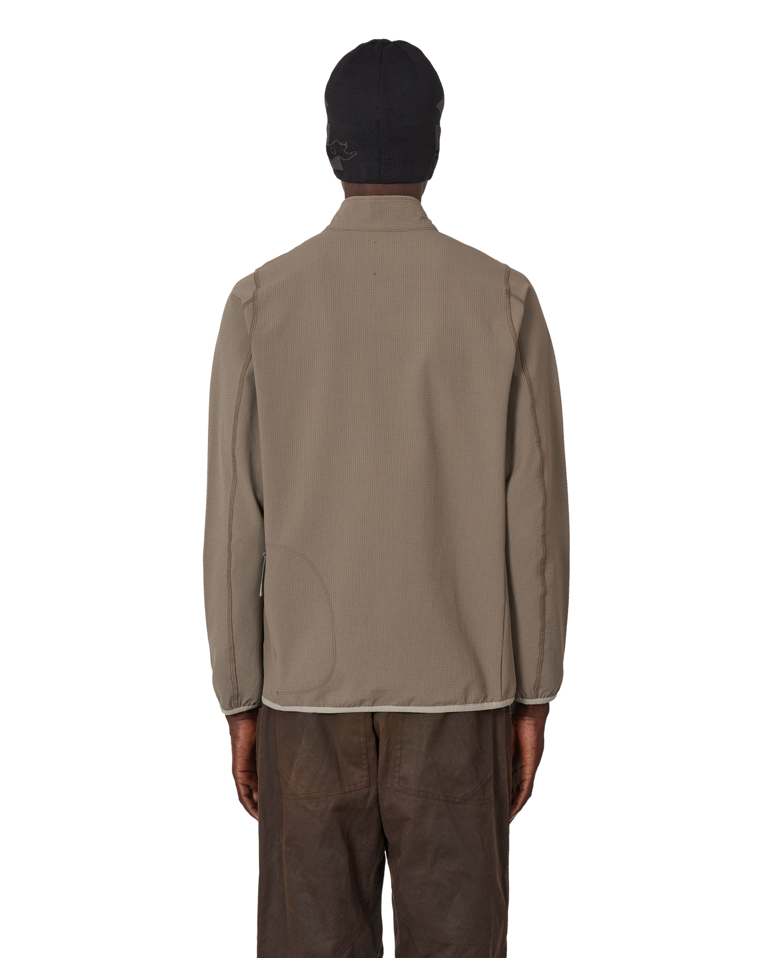 KIMO THERMAL HALF ZIP MIDLAYER TAUPE