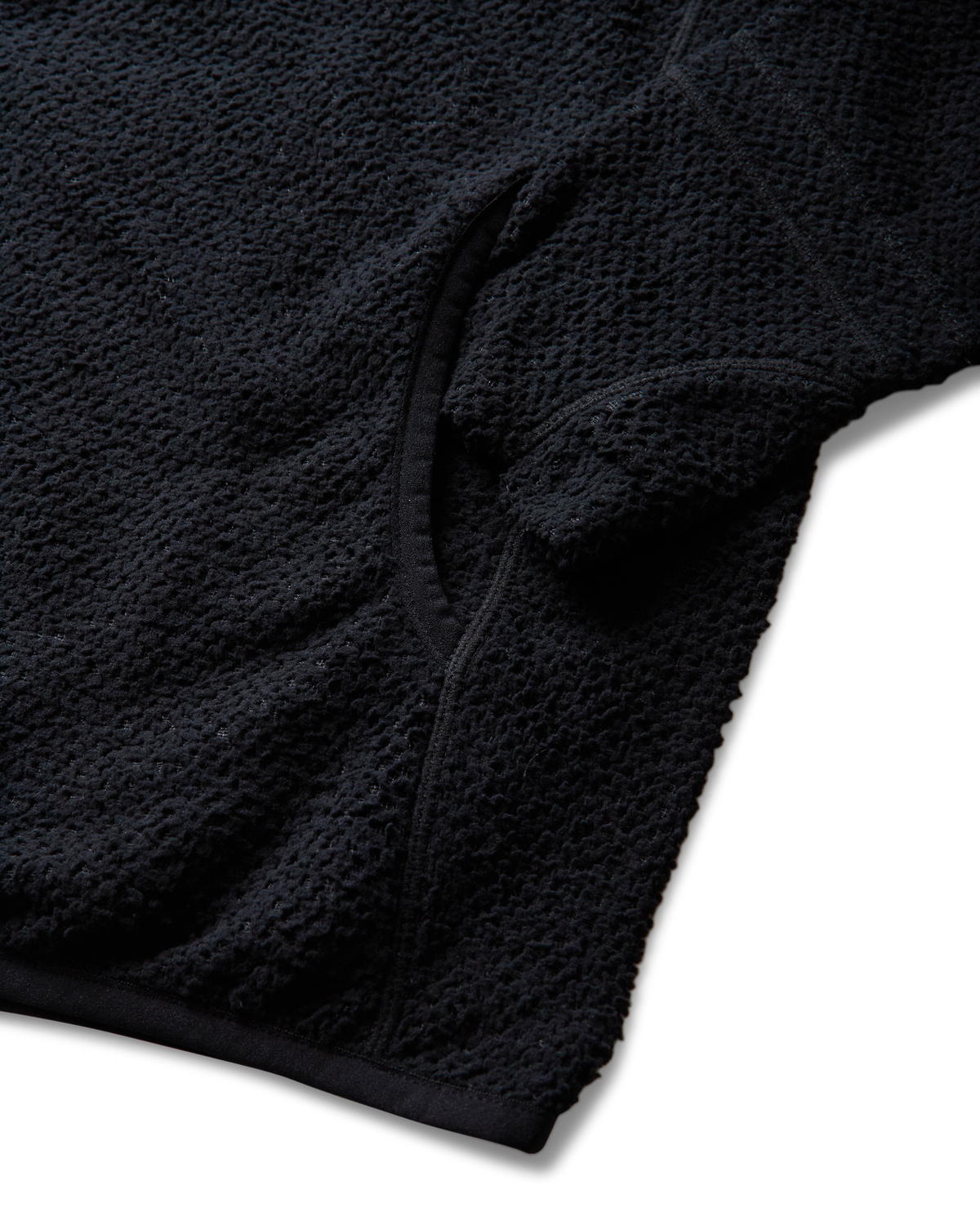 AWI THERMAL ZIP UP HOODIE BLACK