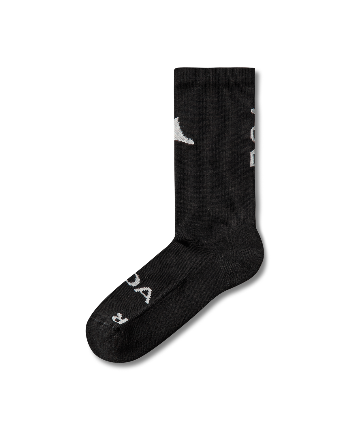 LOGO BIOFIL SOCKS BLACK / LIGHT GREY