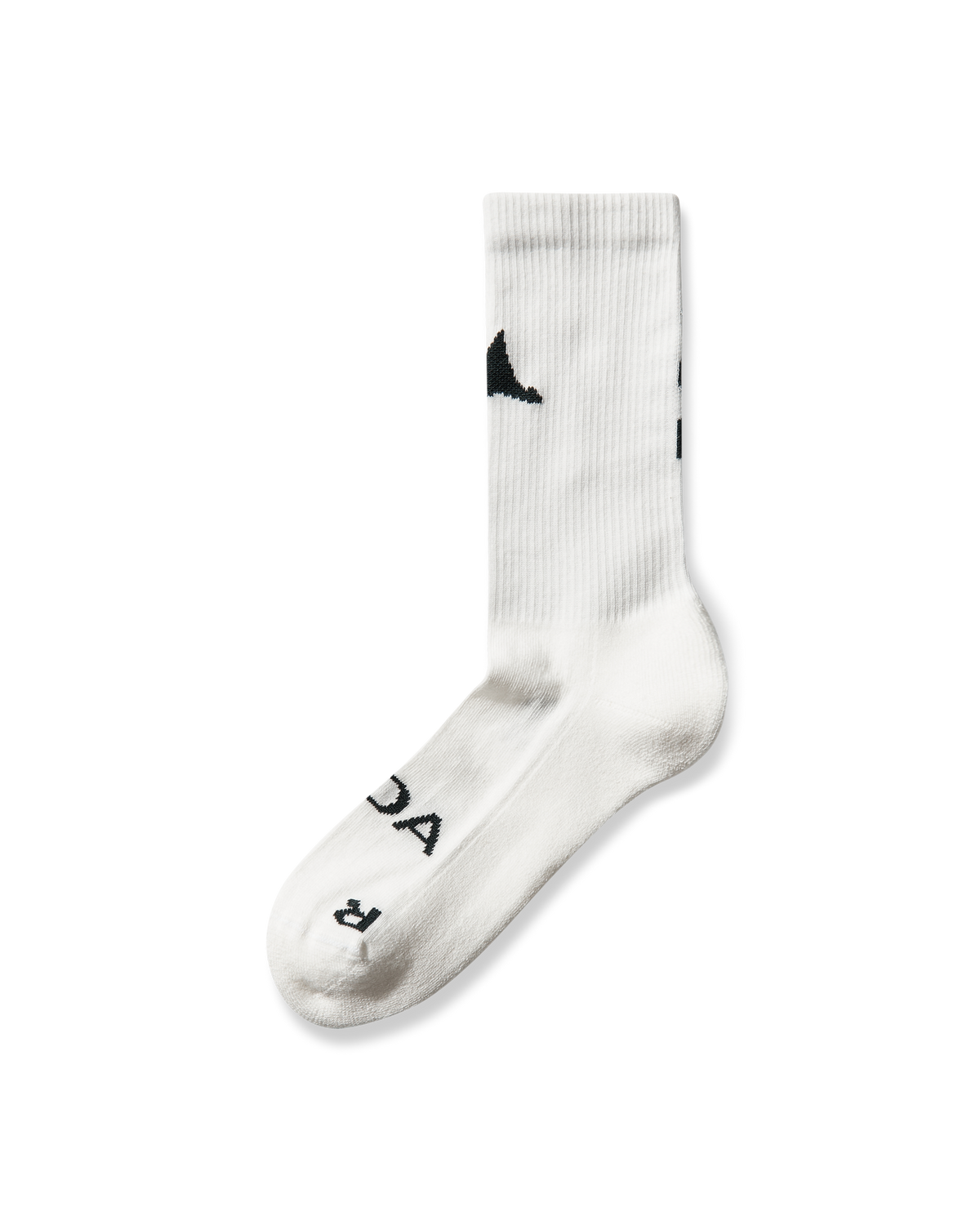 LOGO BIOFIL SOCKS WHITE / DARK GREEN