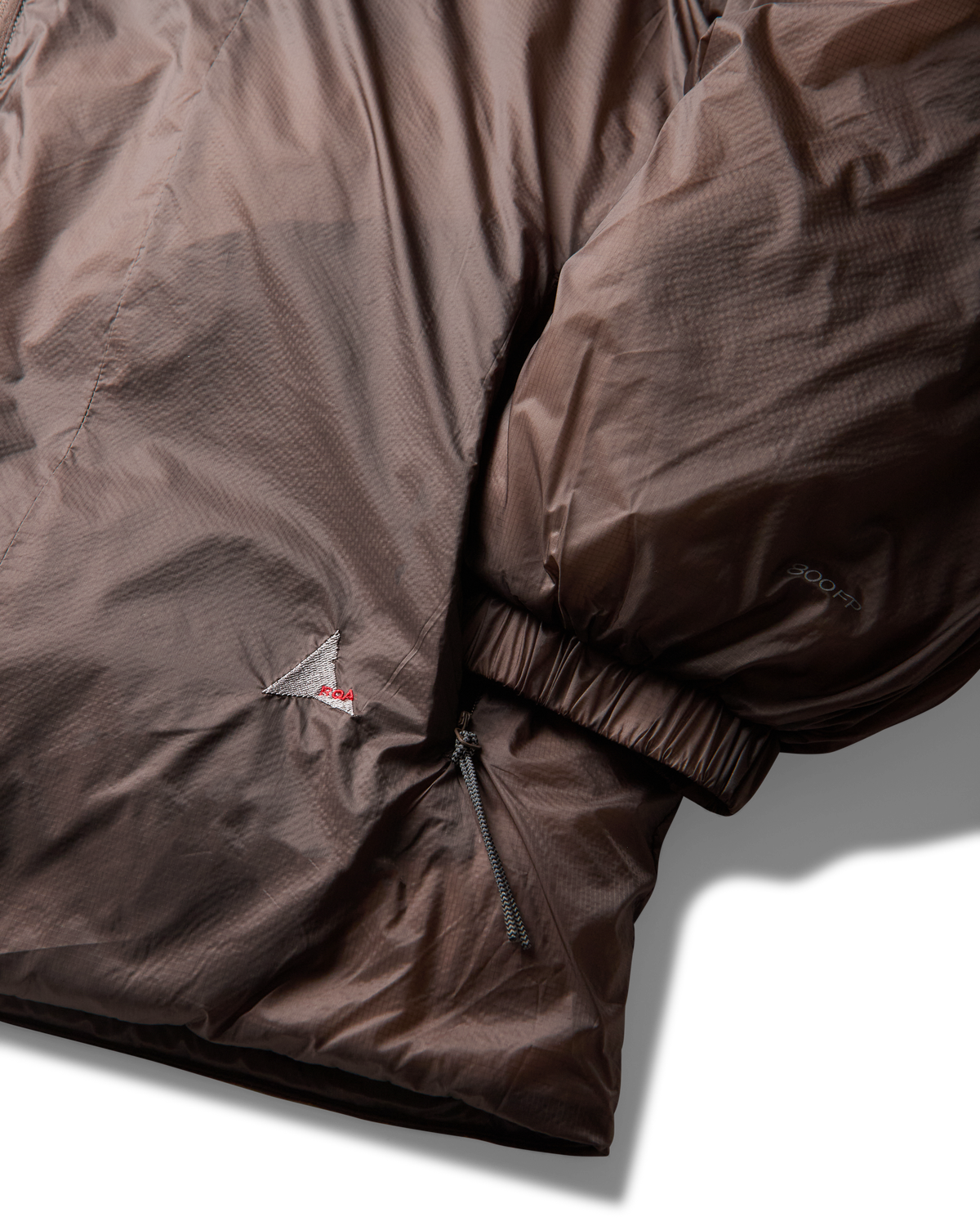SMOOTH 800 FILL POWER DOWN JACKET LIGHT BROWN
