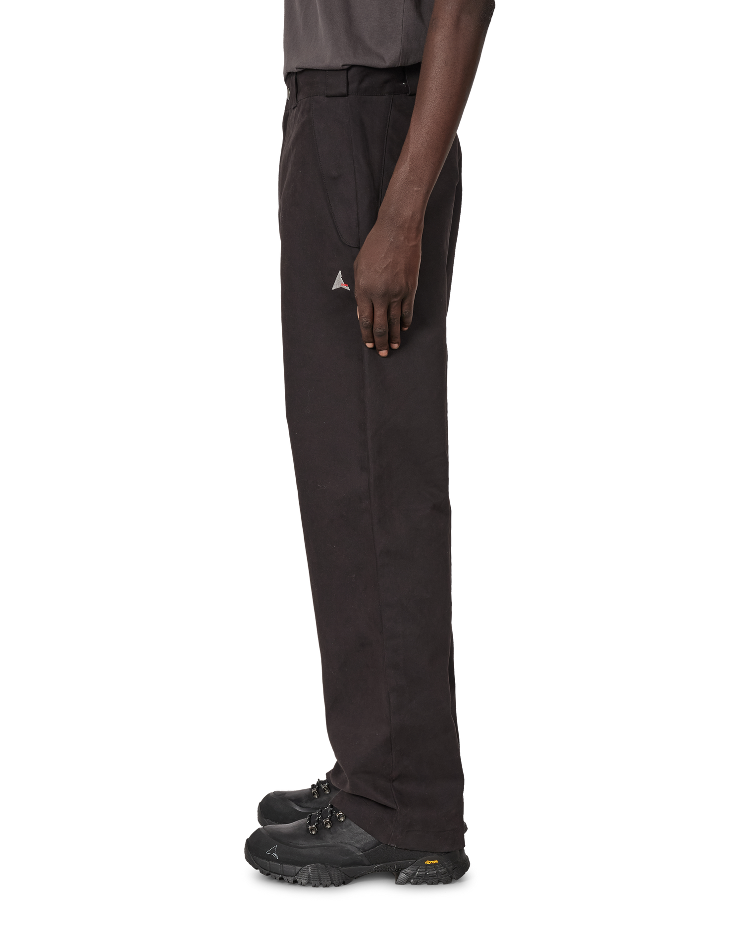 CENTIPEDE BUCKLE CHINO PANTS BLACK