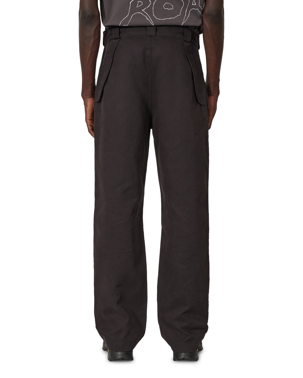 CENTIPEDE BUCKLE CHINO PANTS BLACK