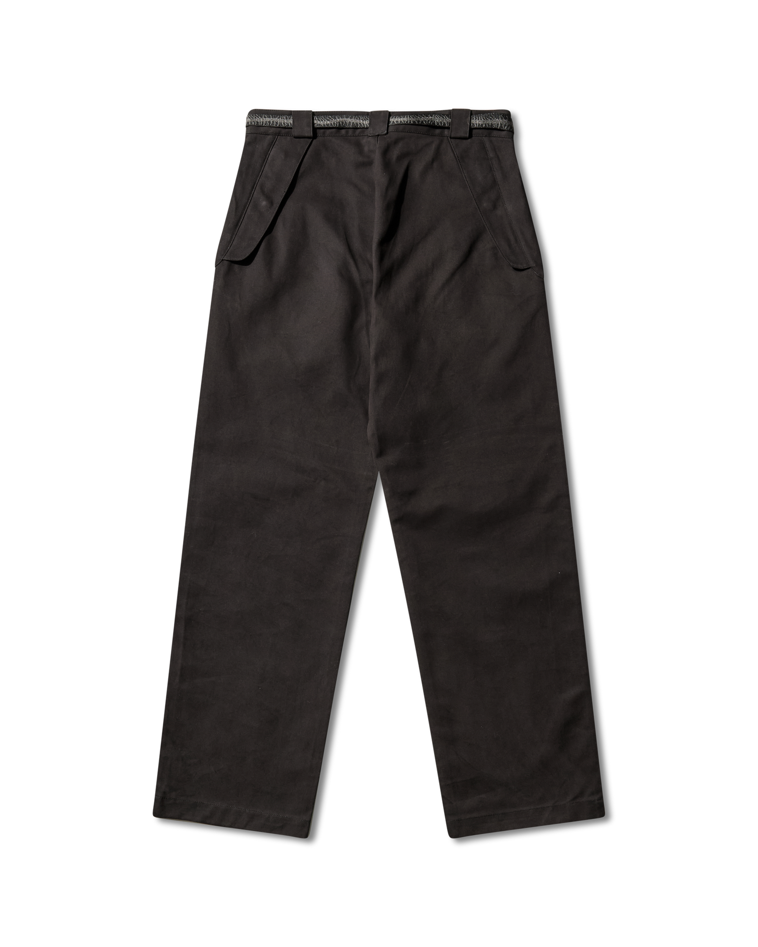 CENTIPEDE BUCKLE CHINO PANTS BLACK