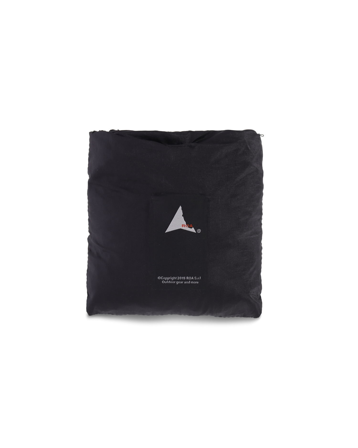 LAKI SMALL PACKABLE KNOT BAG BLACK