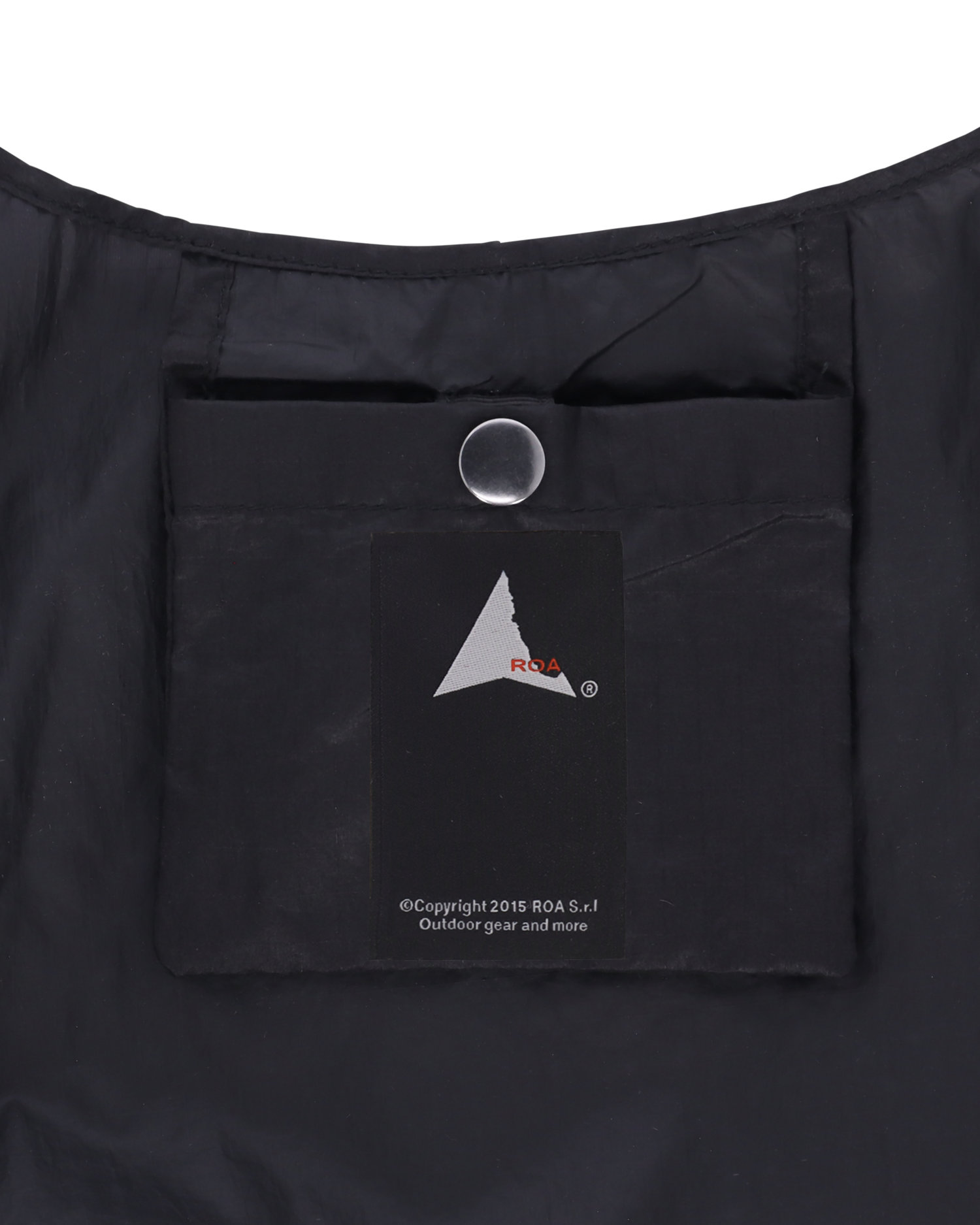 LAKI SMALL PACKABLE KNOT BAG BLACK