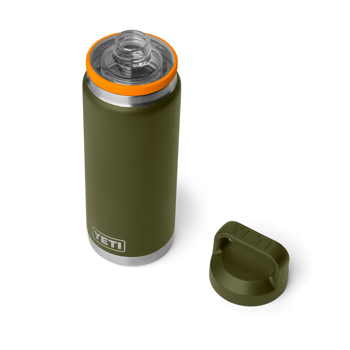 RAMBLER 26 OZ C BOTTLE CHUG OLIVE / KING CRAB ORANGE