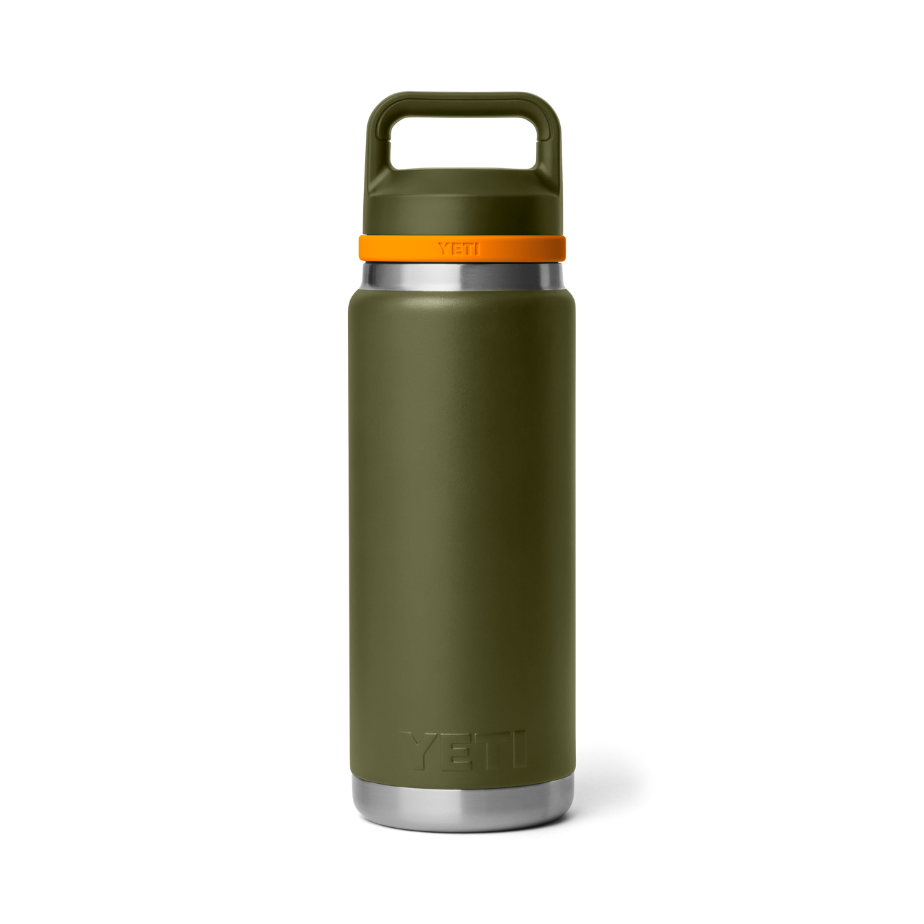RAMBLER 26 OZ C BOTTLE CHUG OLIVE / KING CRAB ORANGE