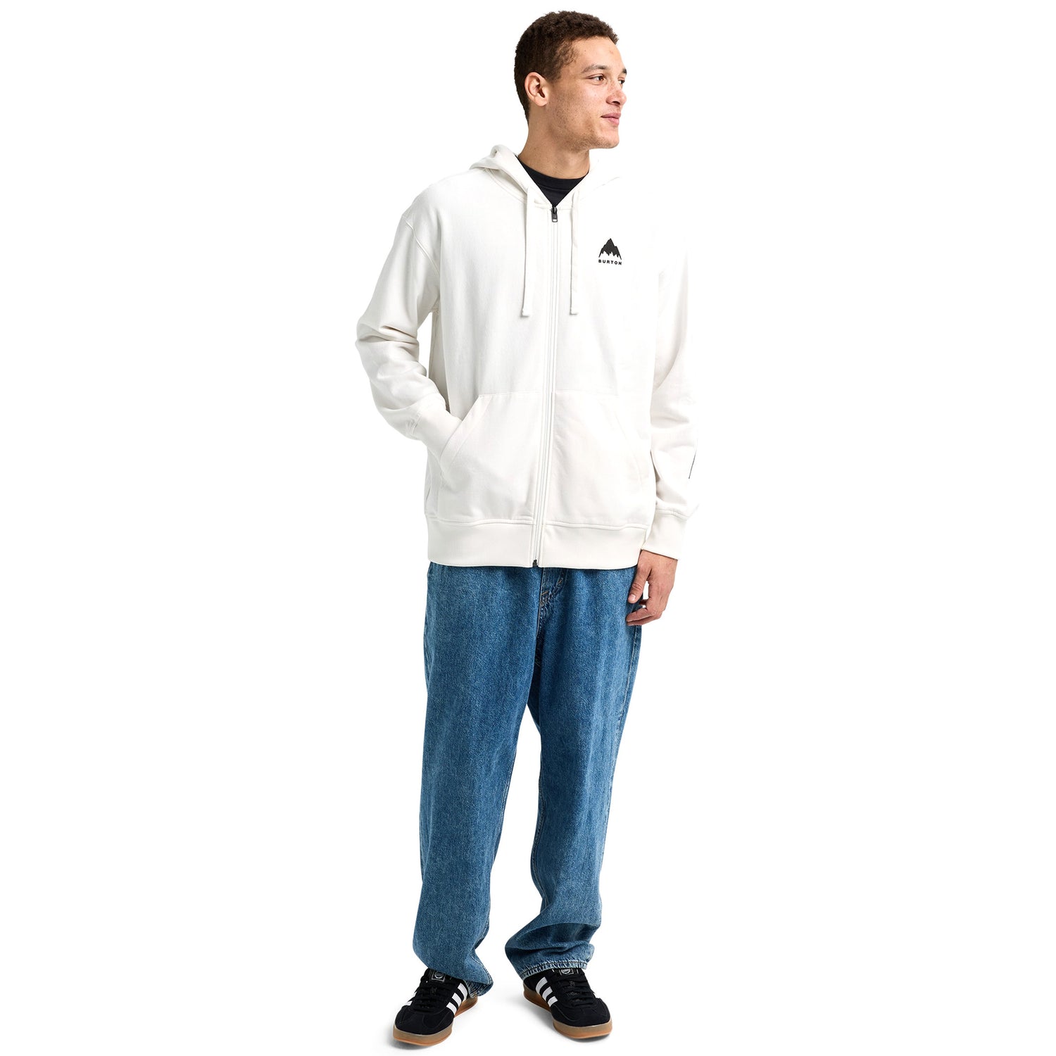 ELITE FRONT ZIP STOUT WHITE