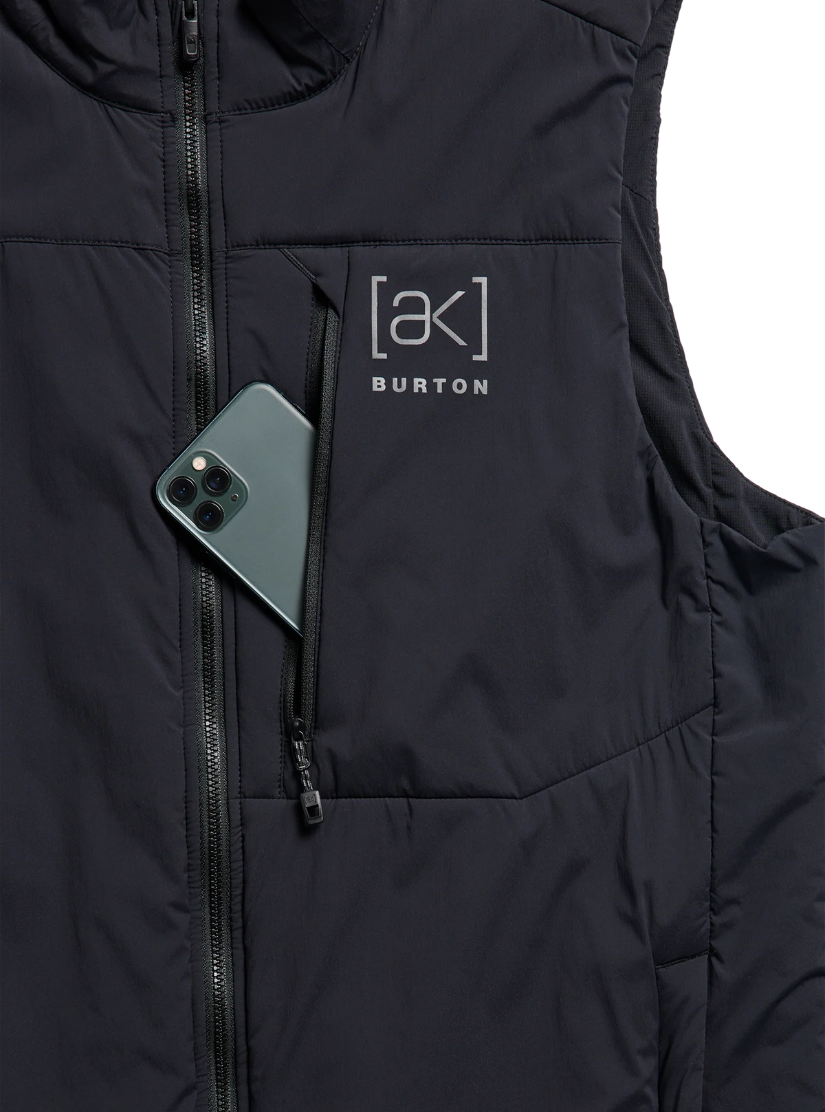 [AK] HELIUM STRETCH INSULATED VEST TRUE BLACK