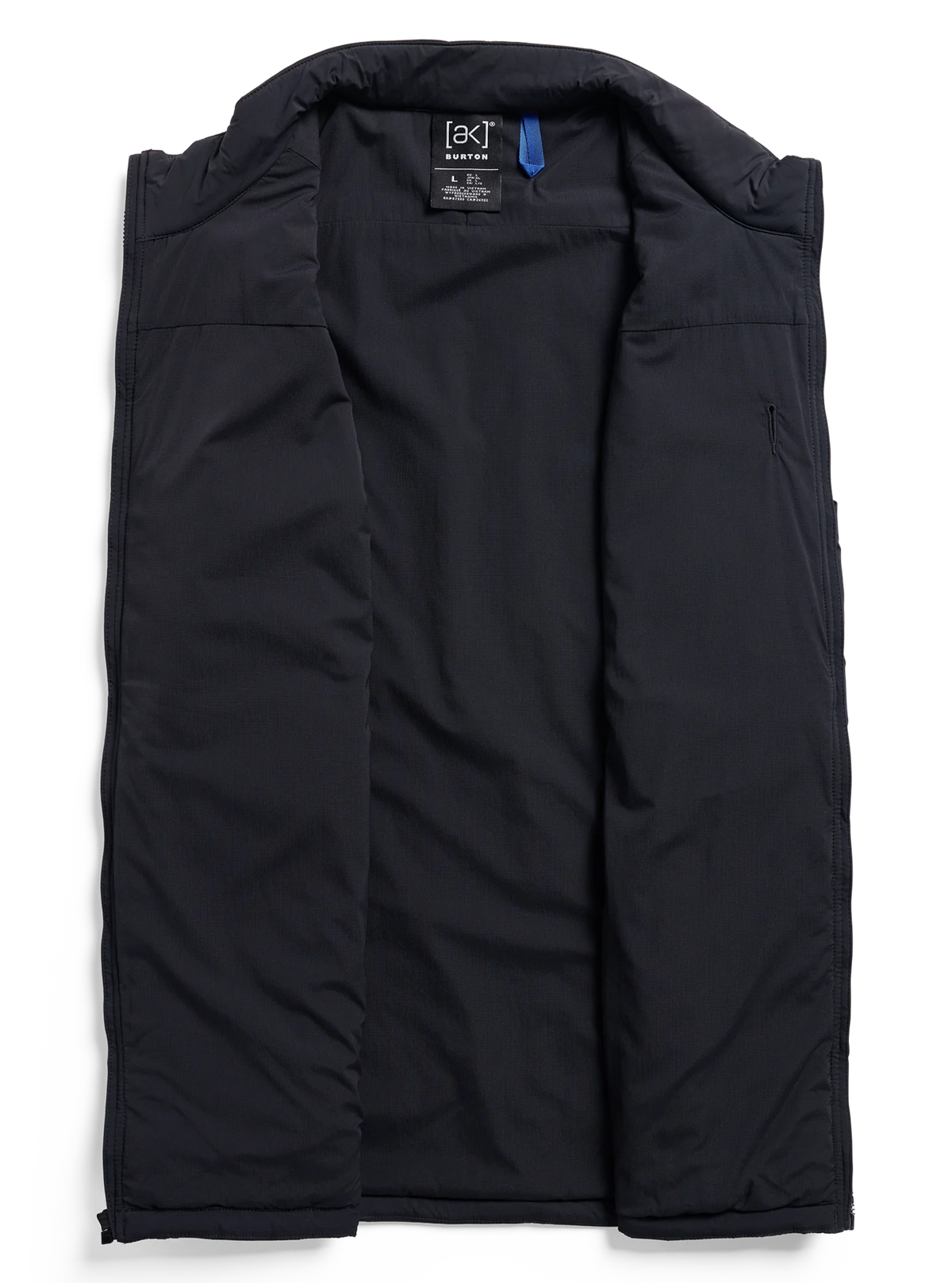 [AK] HELIUM STRETCH INSULATED VEST TRUE BLACK