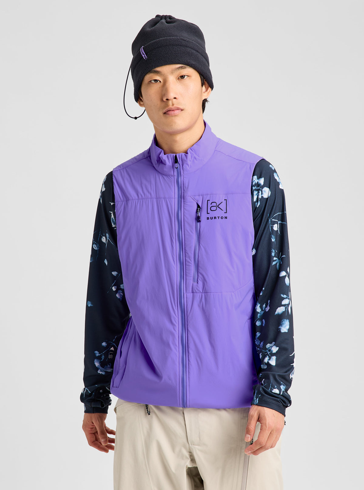 [AK] HELIUM STRETCH INSULATED VEST PURPLE VOLTAGE