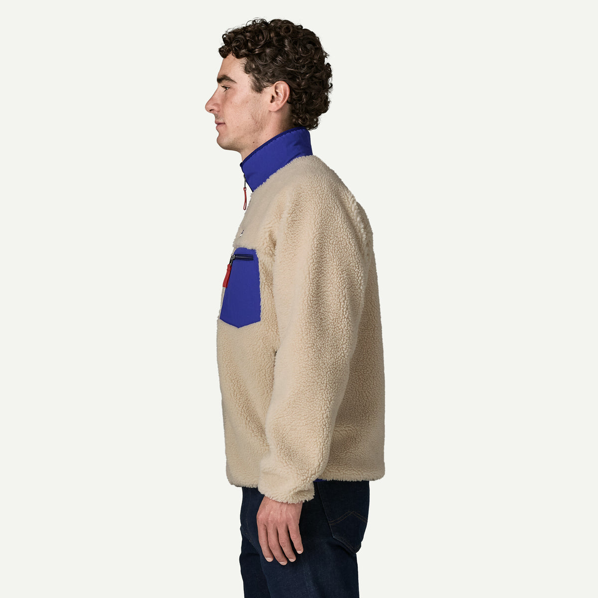 MEN'S CLASSIC RETRO-X JACKET DARK NATURAL / COBALT BLUE