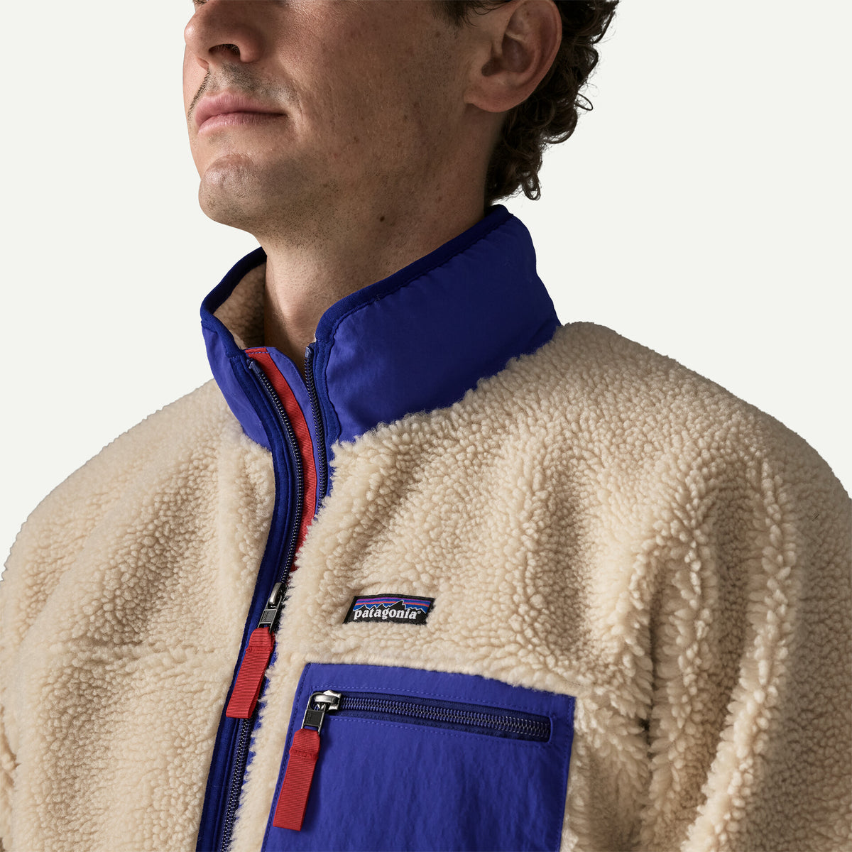 MEN'S CLASSIC RETRO-X JACKET DARK NATURAL / COBALT BLUE