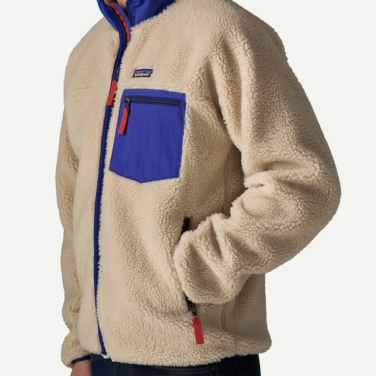 MEN'S CLASSIC RETRO-X JACKET DARK NATURAL / COBALT BLUE