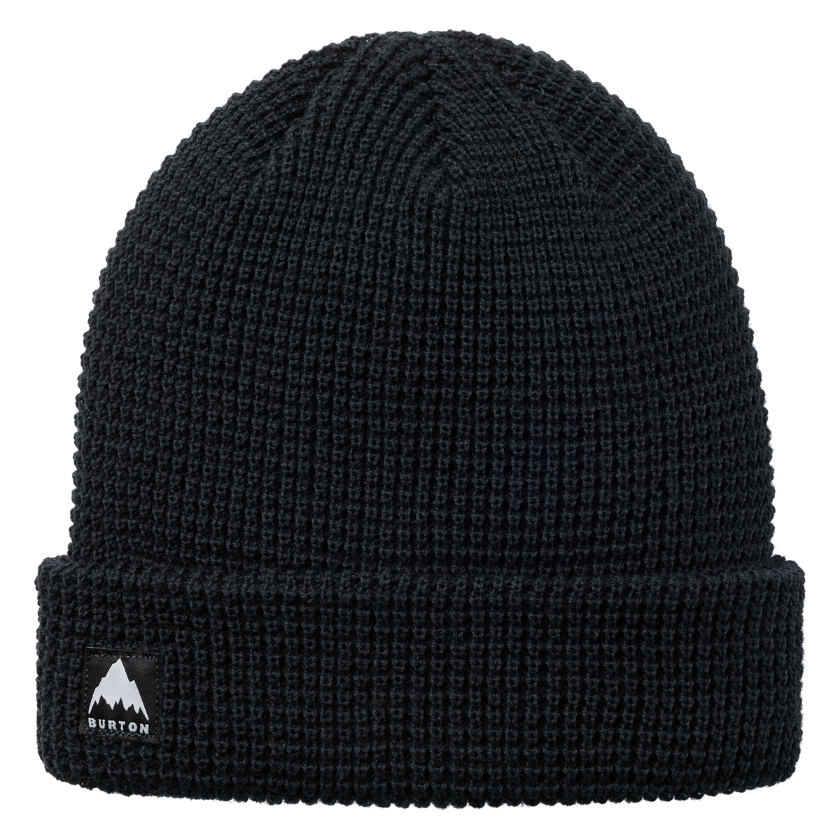 RECYCLED WAFFLE BEANIE TRUE BLACK