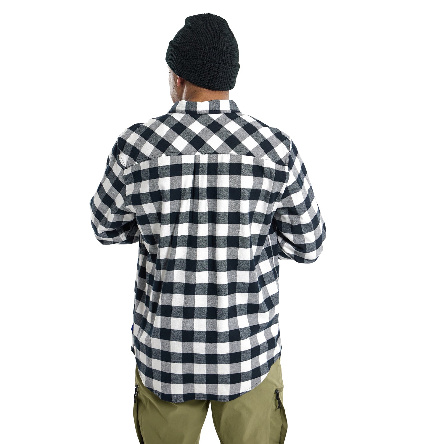 M FAVORITE FLNL LS STOUT WHITE BUFFALO PLAID