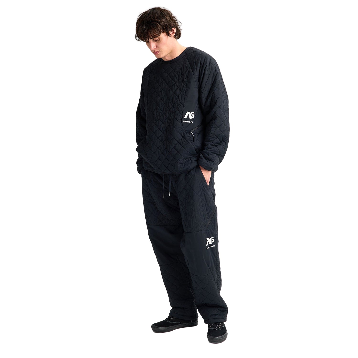 AG PINBALL INSULATED PULLOVER TRUE BLACK