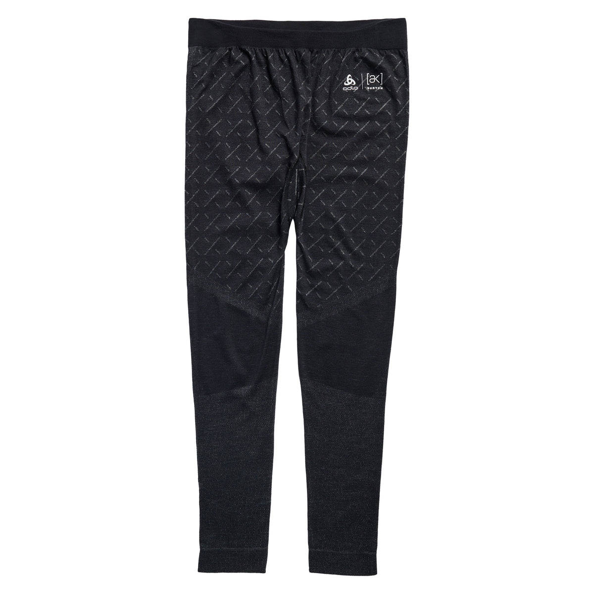 [AK] SLOKAR MERINO BASE LAYER PANTS TRUE BLACK / GRAY CLOUD