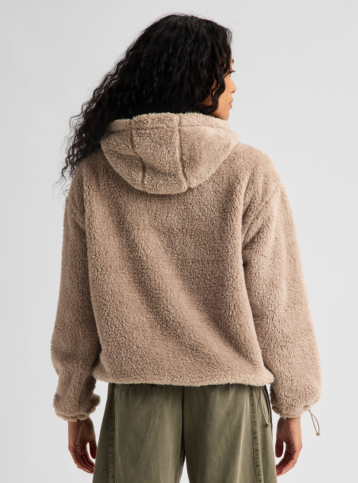W LEMMA PULLOVER FLEECE SUMMIT TAUPE