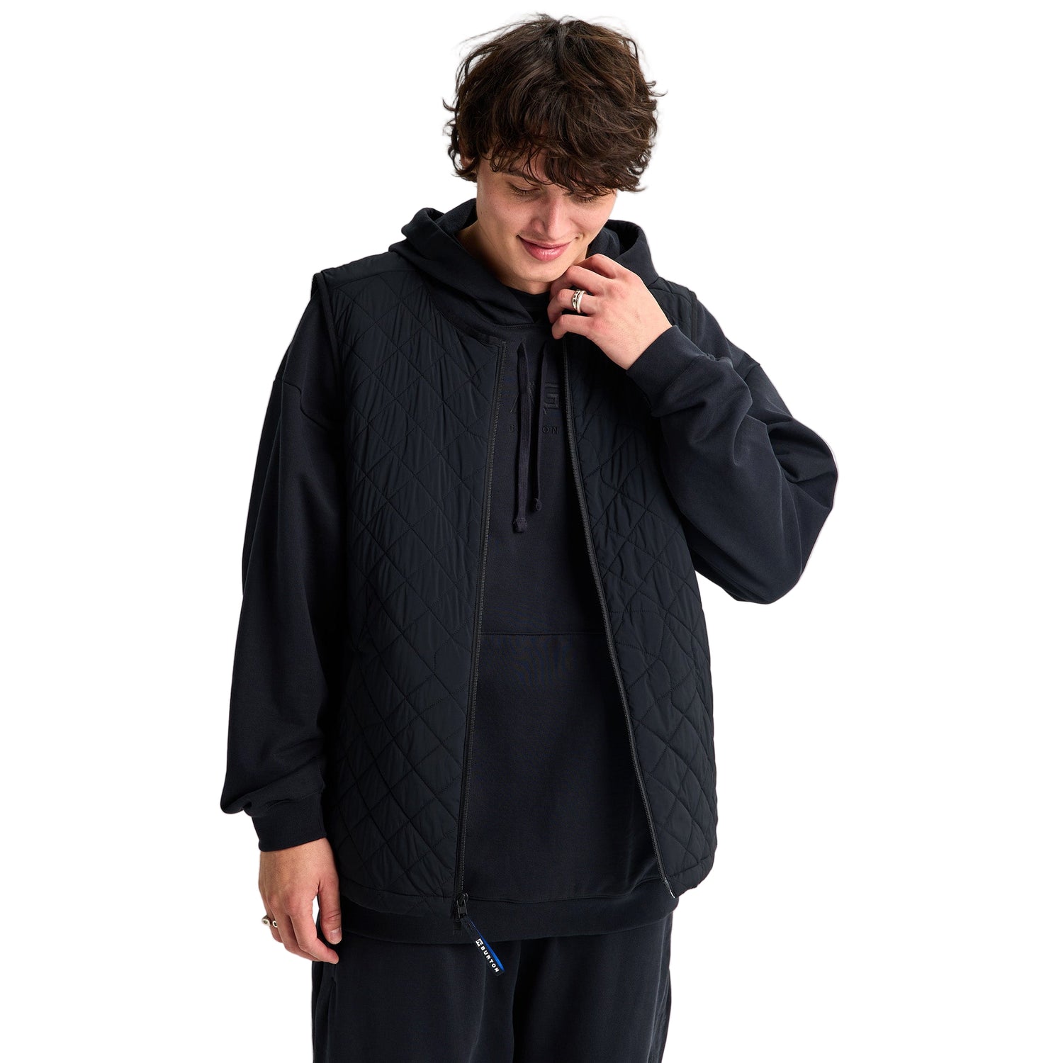AG PINBALL INSULATED VEST TRUE BLACK
