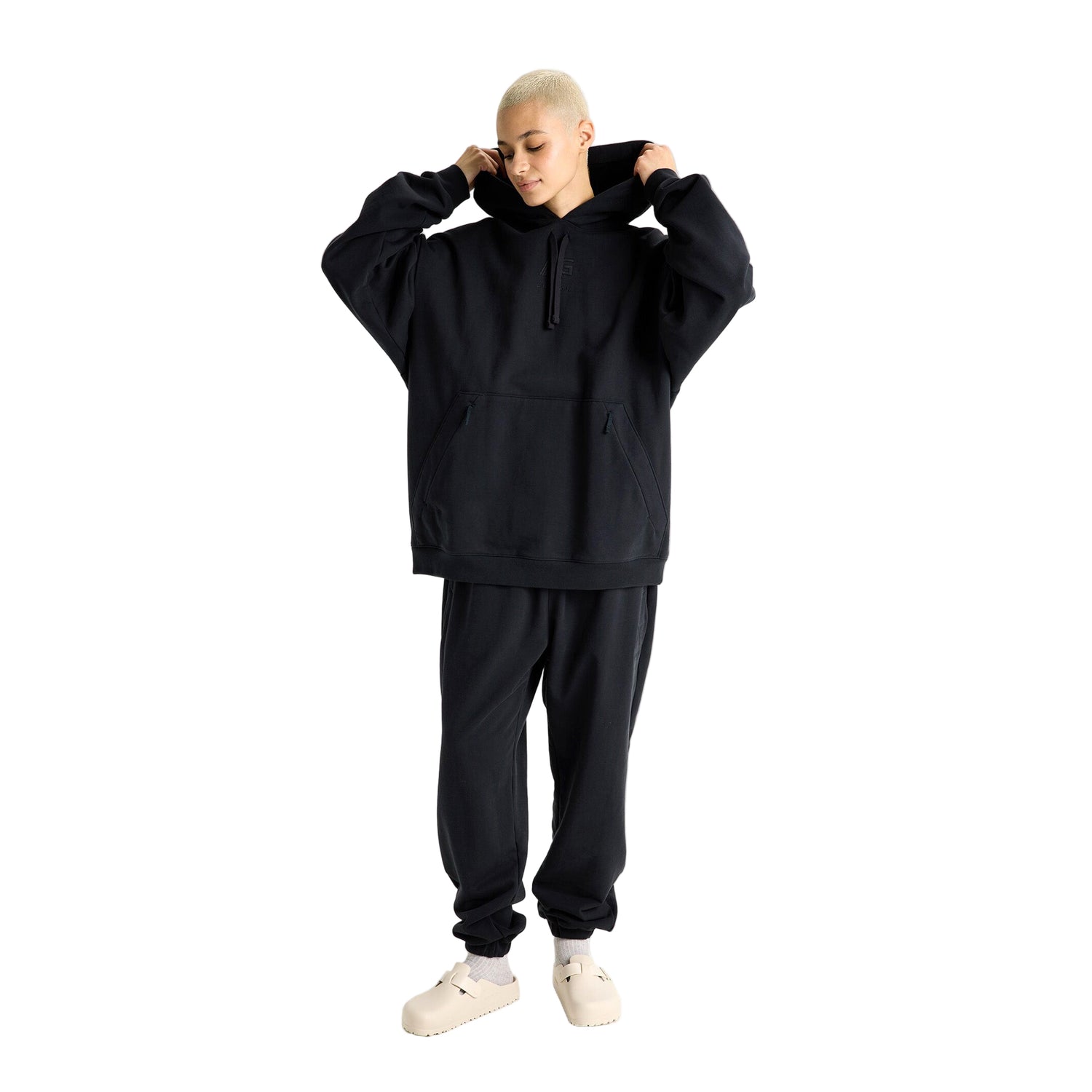 AG OUTFALL HOODIE TRUE BLACK