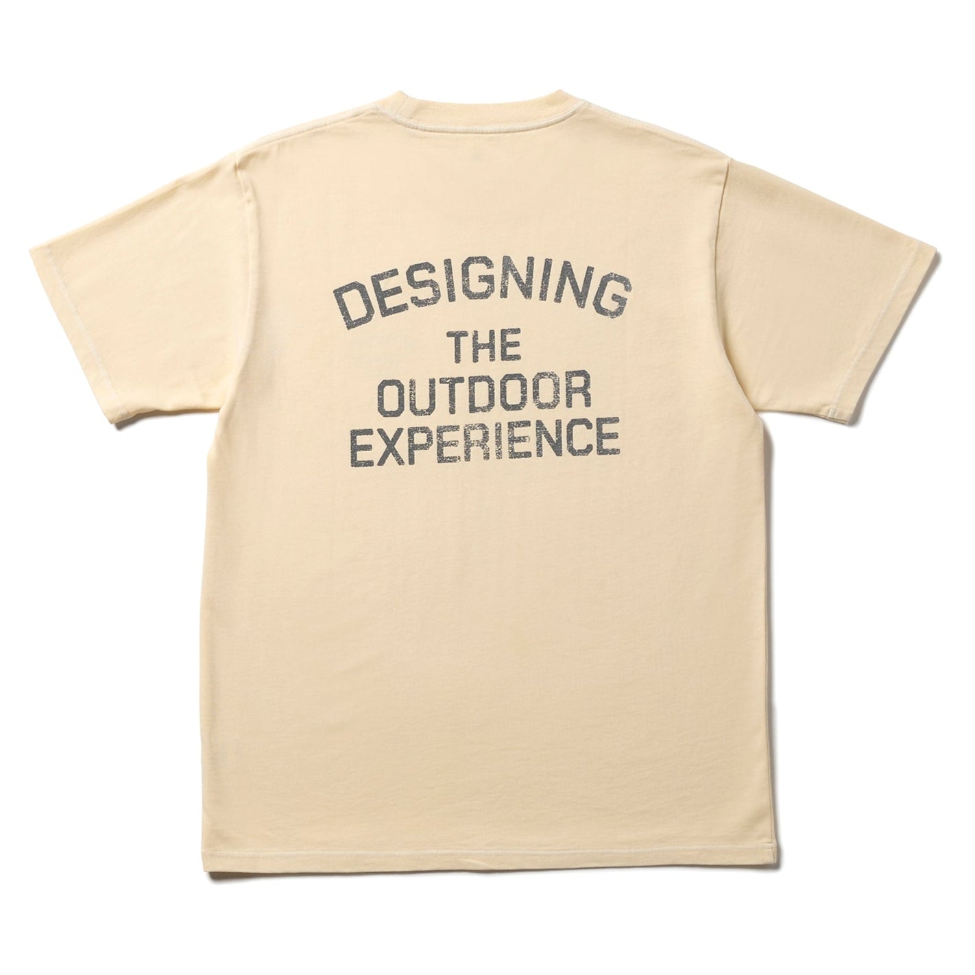 RECYCLED COTTON DYED T-SHIT SPC LIGHT BEIGE