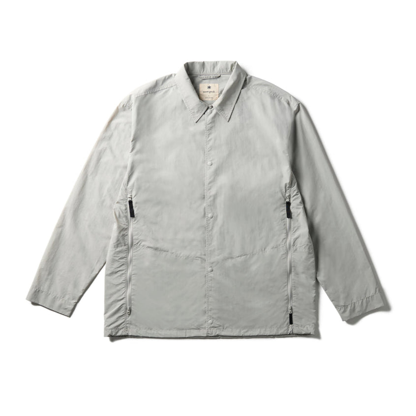 NYLON TUSSAH UTILITY STORAGE SHIRT LIGHT GREY