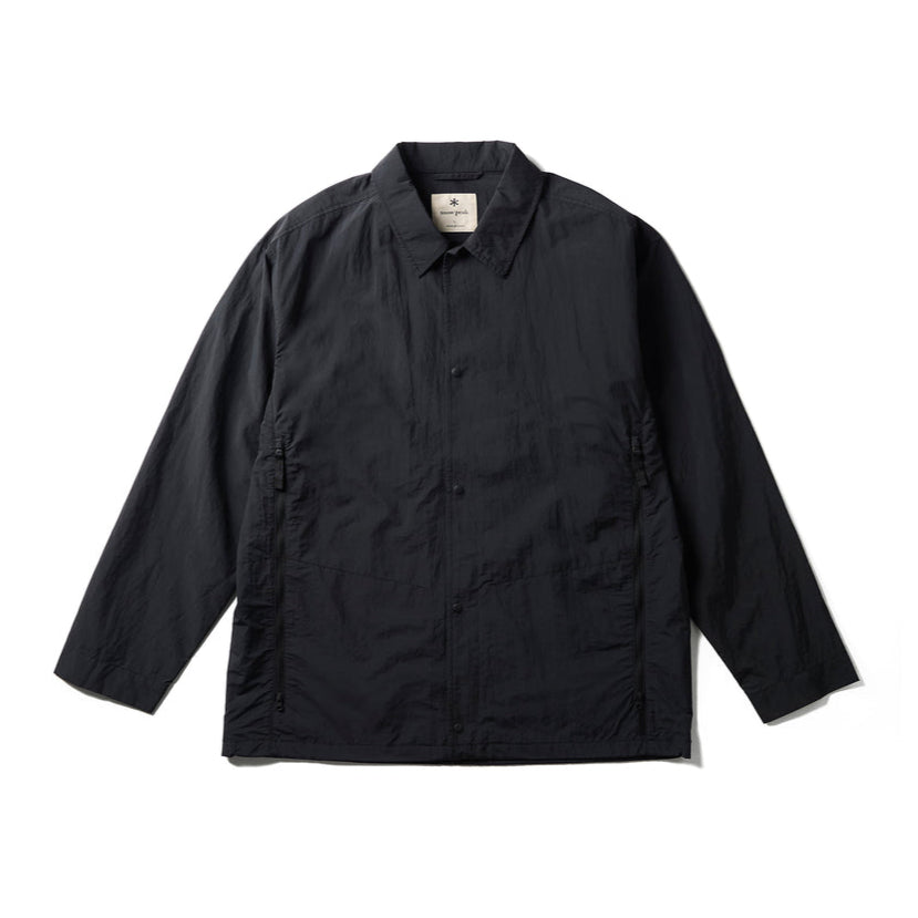 NYLON TUSSAH UTILITY STORAGE SHIRT BLACK