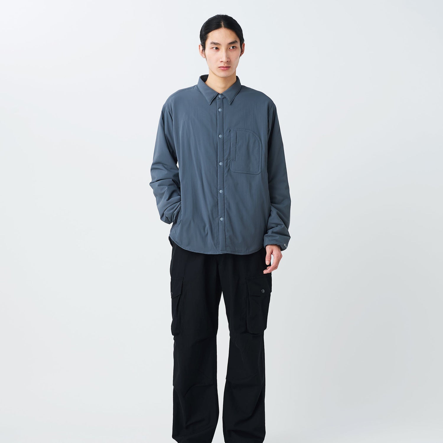 FLEXIBLE INSULATED SHIRT CHARCOAL