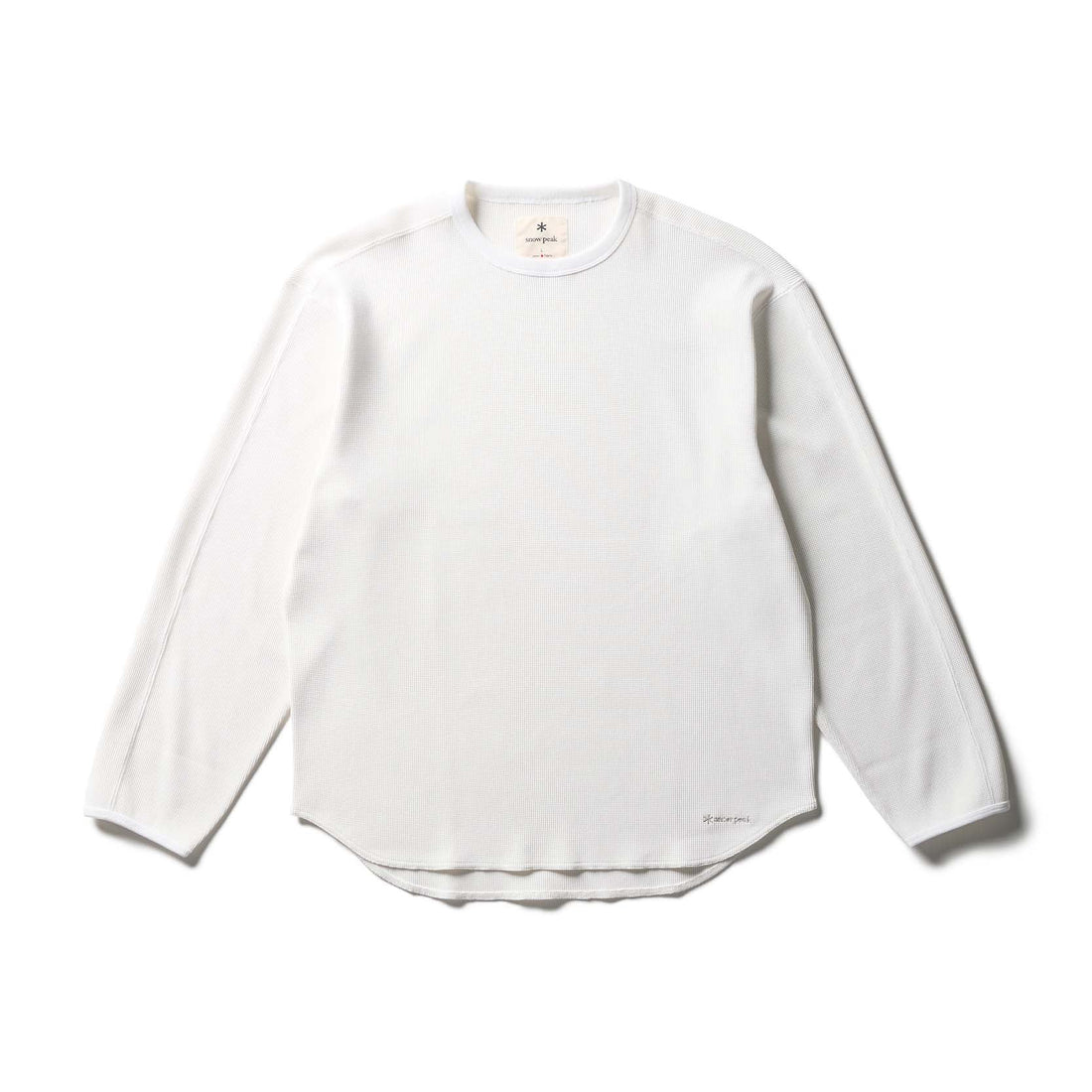 DRY WAFFLE L/S T-SHIRT OFF WHITE