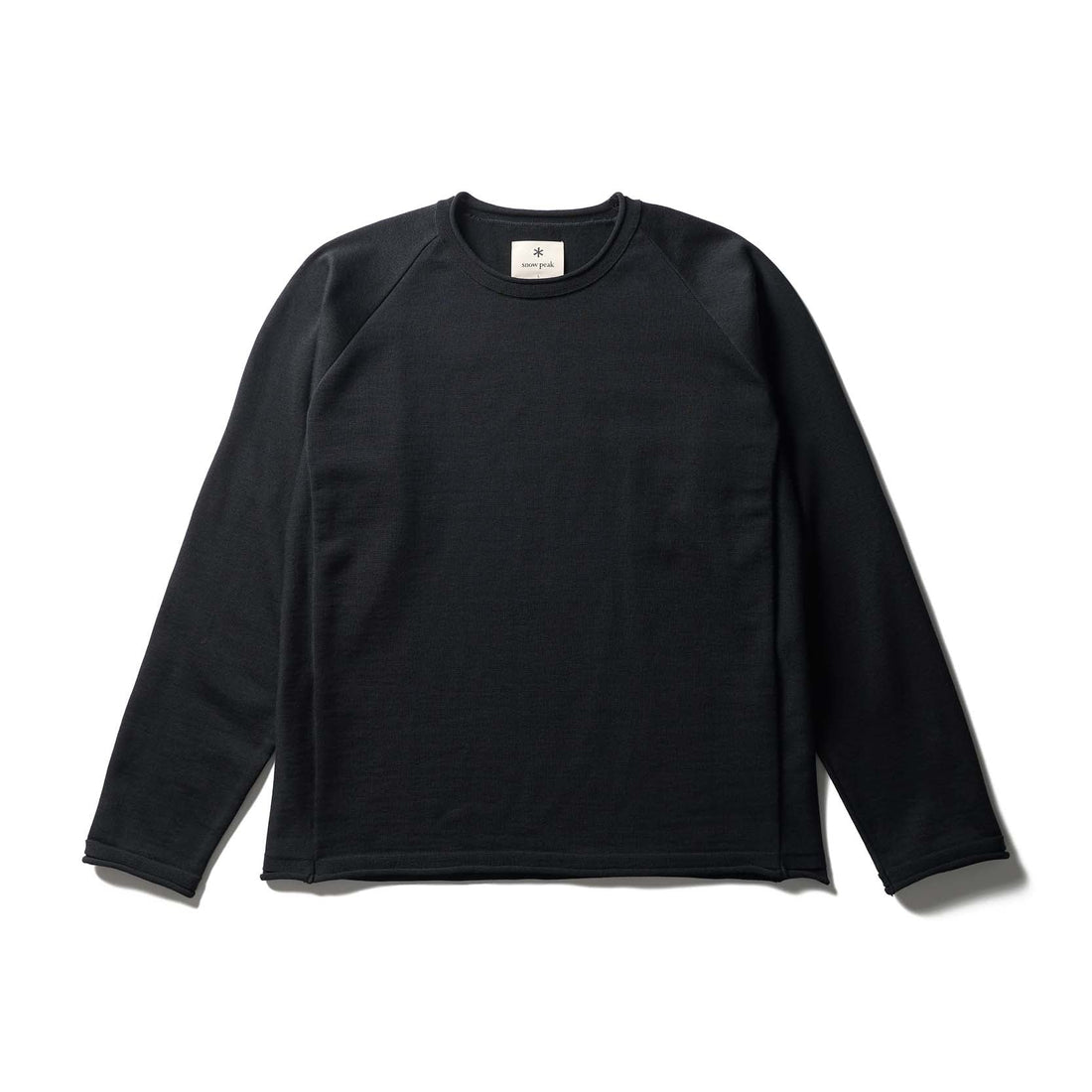 WATER-REPELLENT KNIT PULLOVER BLACK