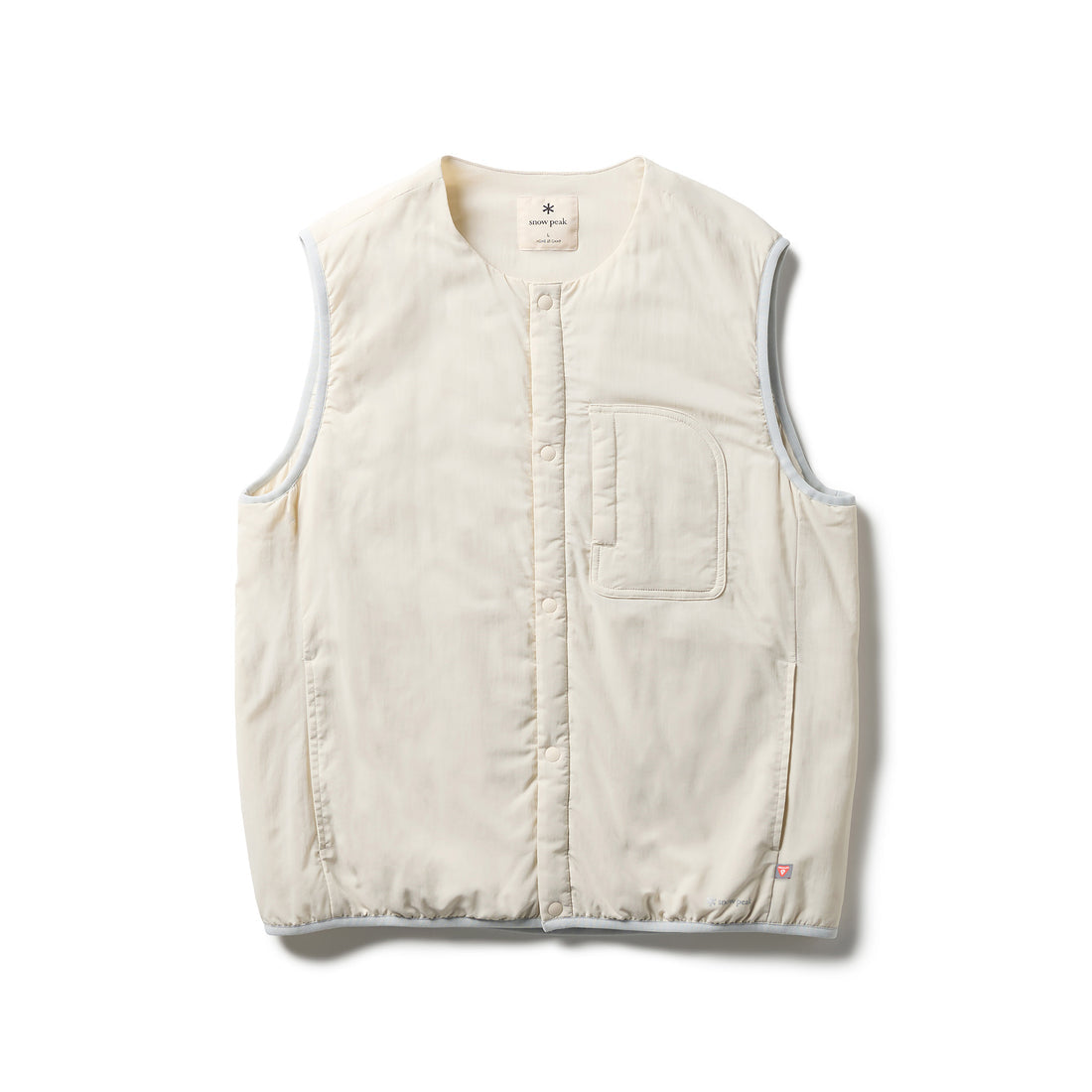 FLEXIBLE INSULATED VEST ECRU