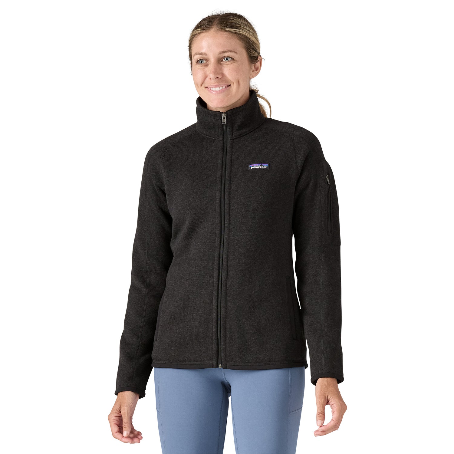 W'S BETTER SWEATER JACKET BLACK