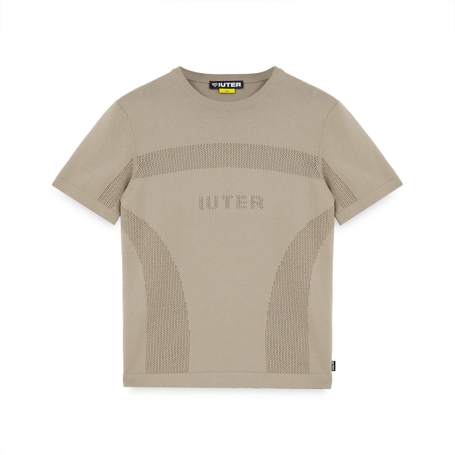 KNIT TEE BROWN