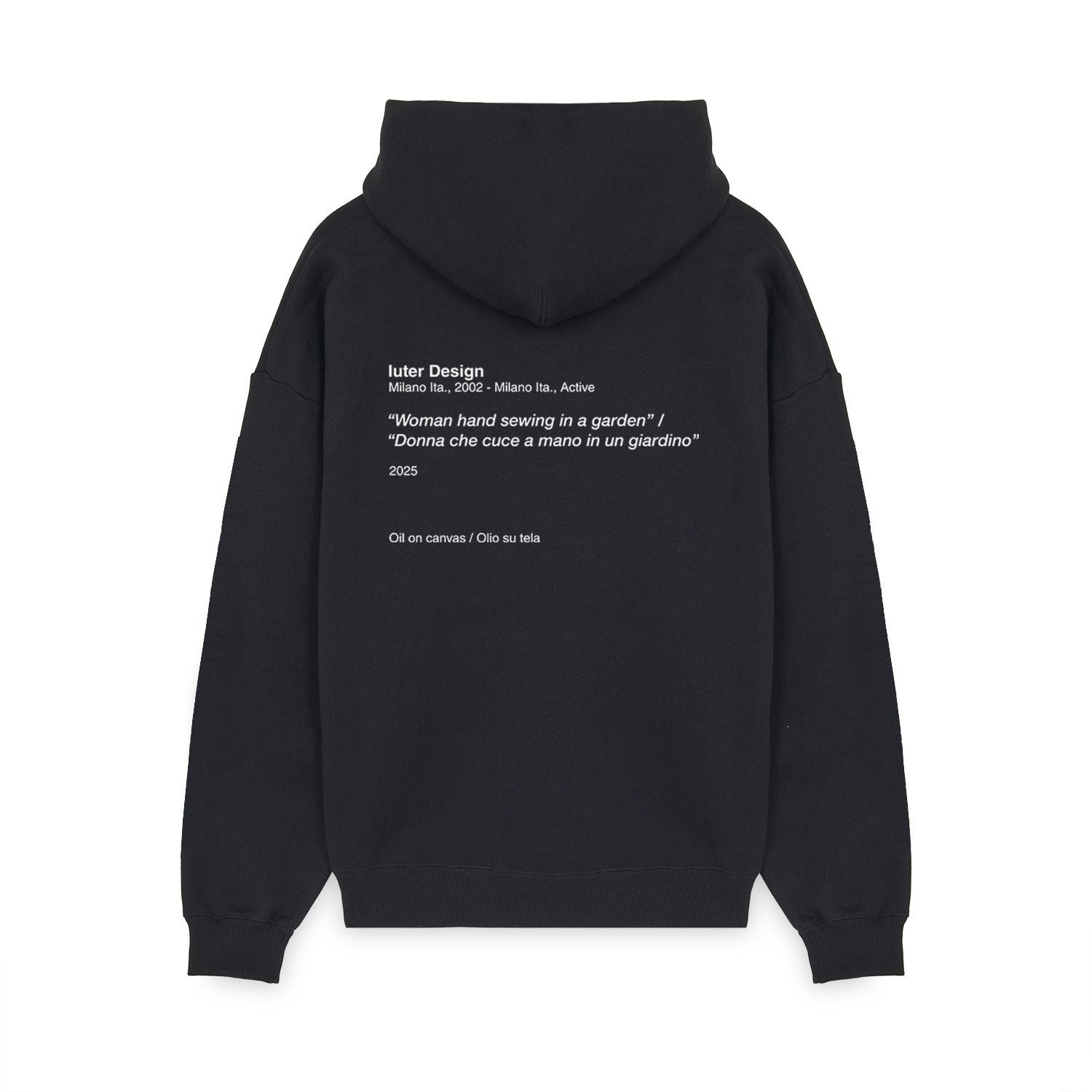 MUSEUM HOODIE BLACK