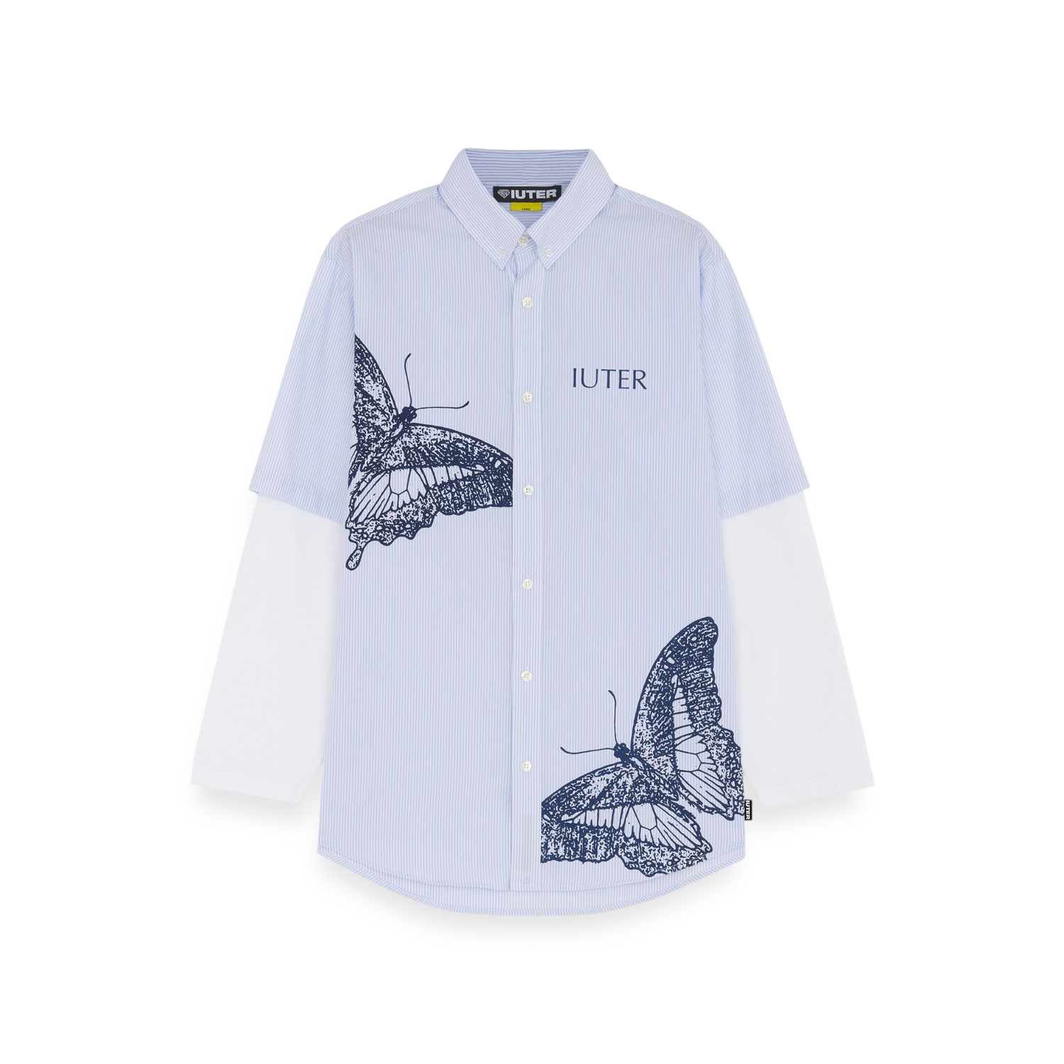 BUTTERFLY STRIPES DOUBLE LS SHIRT